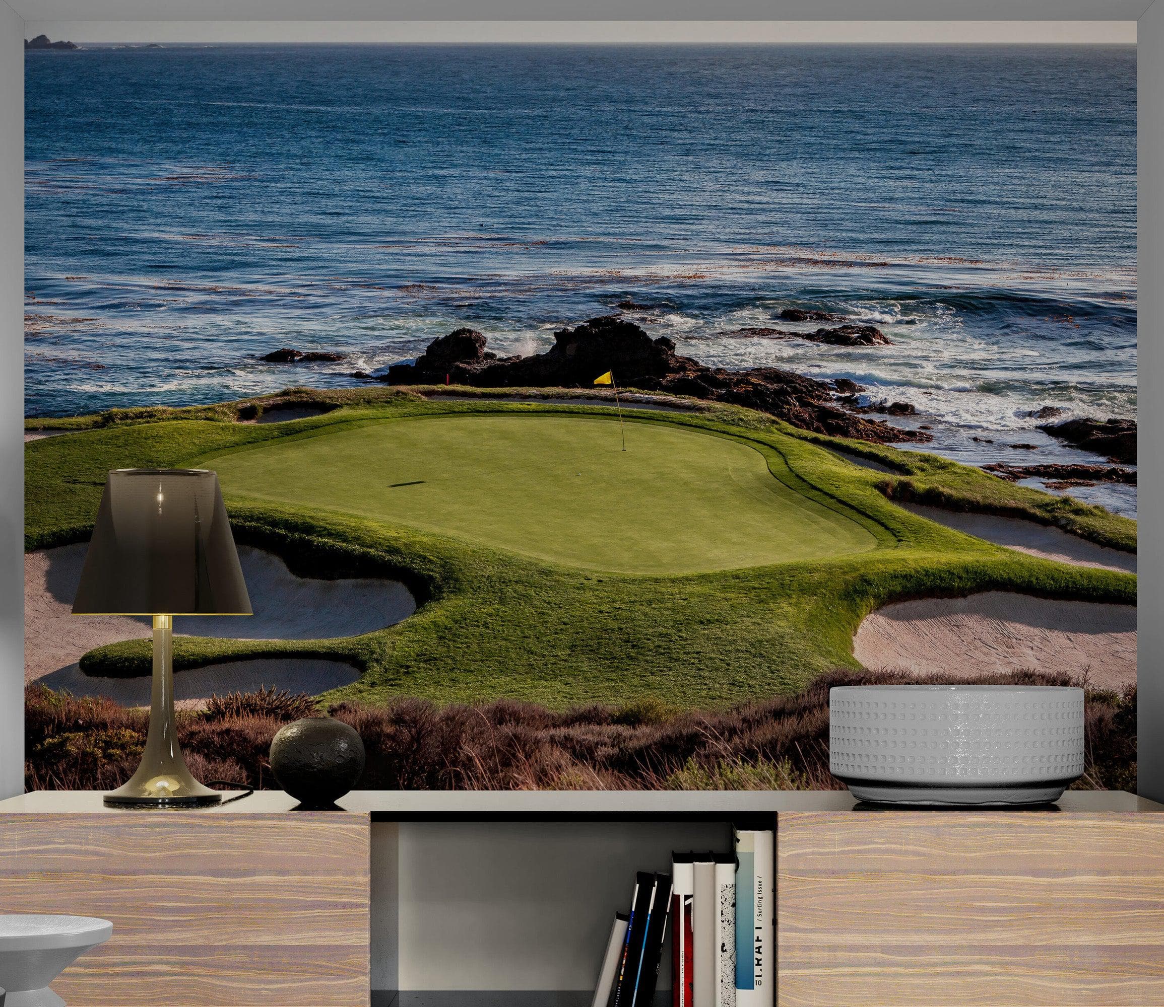 Pebble Beach Golf Course Wallpaper Mural. #6977 - Image 8