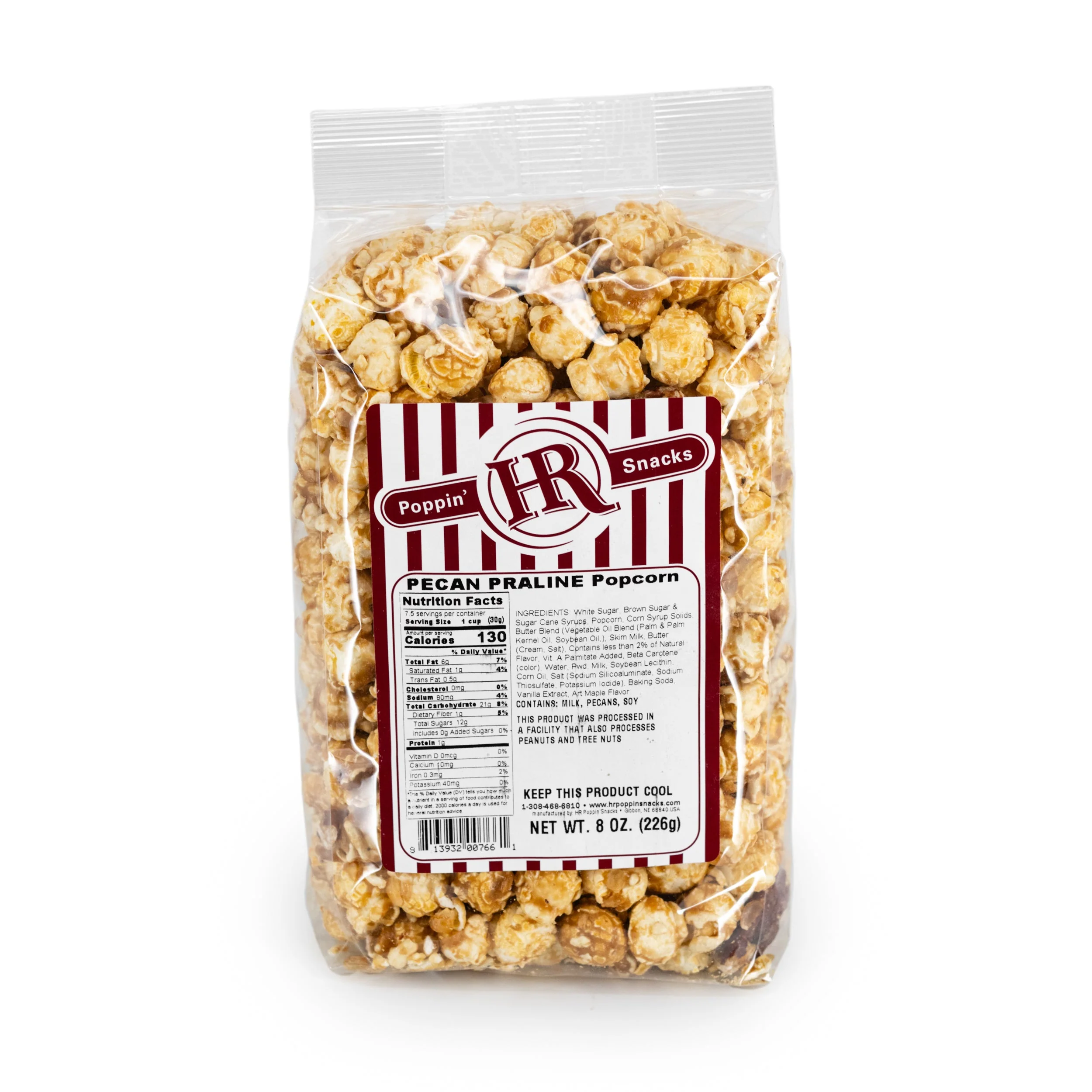 Pecan Praline Popcorn | Pack of 2 | 8 oz | HR Poppin' Snacks - Image 2