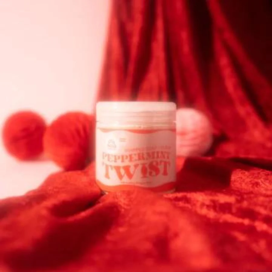 Peppermint Twist Whipped Soap + Scrub | 8 oz | Pacha Soap Company - Image 2