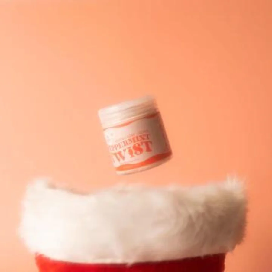 Peppermint Twist Whipped Soap + Scrub | 8 oz | Pacha Soap Company - Image 3