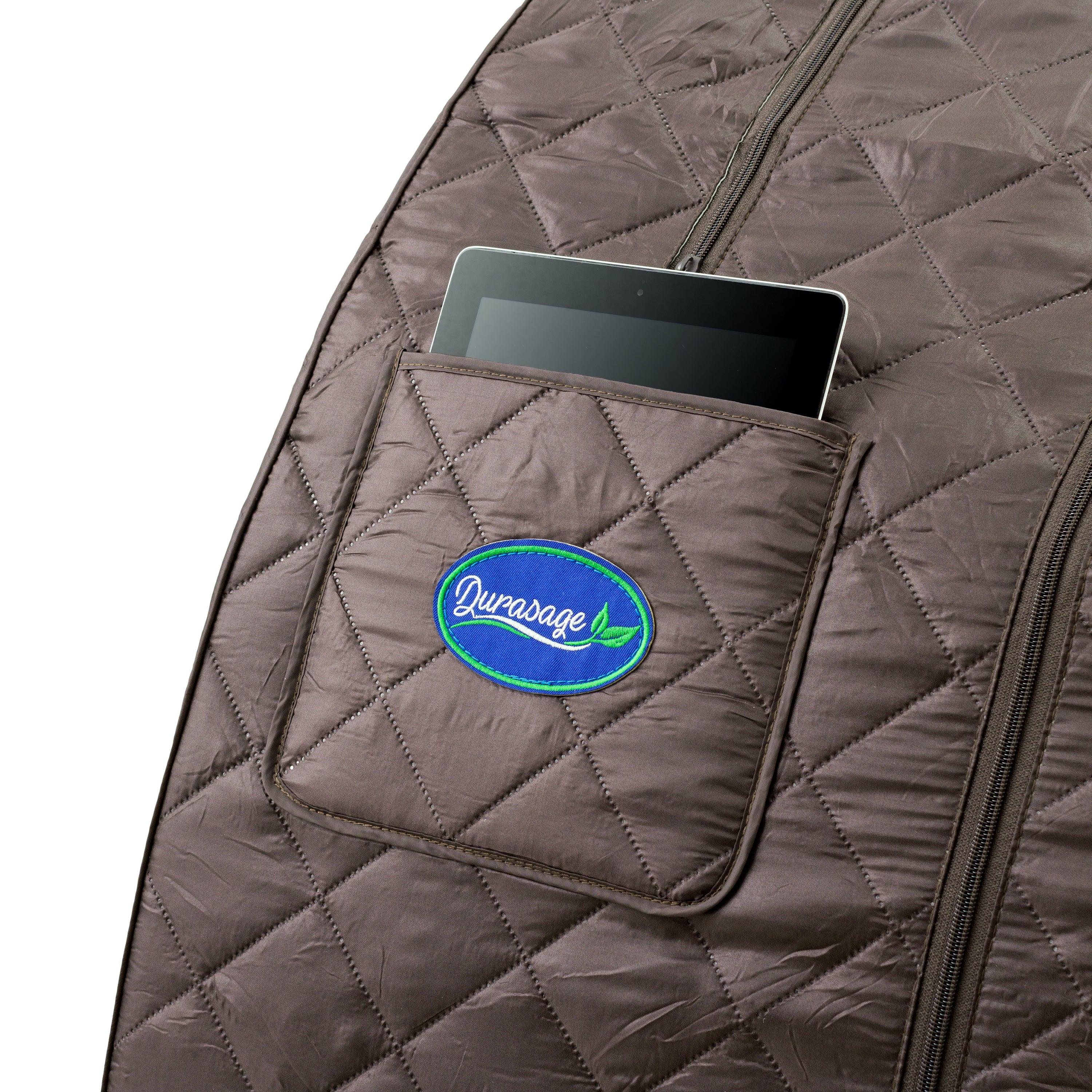 Personal Steam Sauna for Weight Loss, Detox & Relaxation at Home, Chair Included - Black Coffee - Image 4