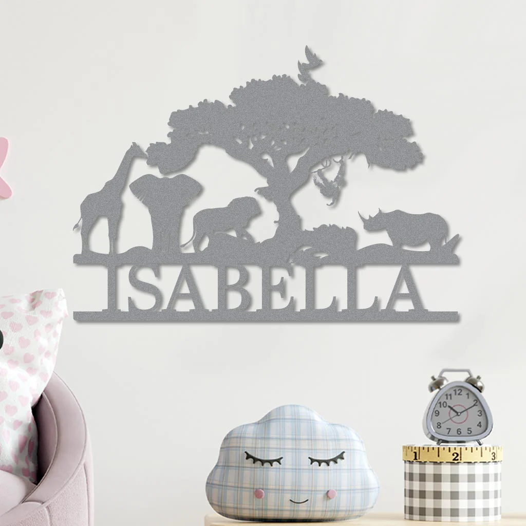 Personalized African Animals Sign - Image 2
