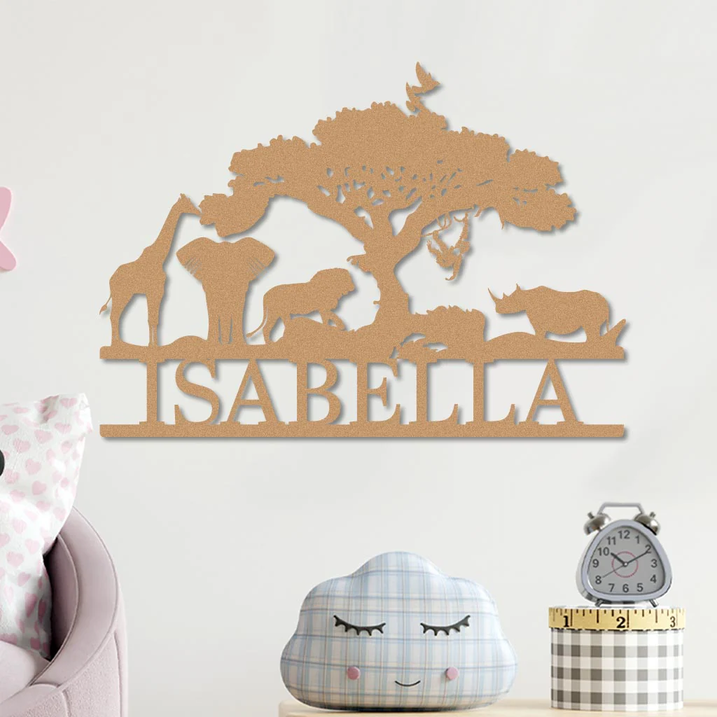Personalized African Animals Sign - Image 3
