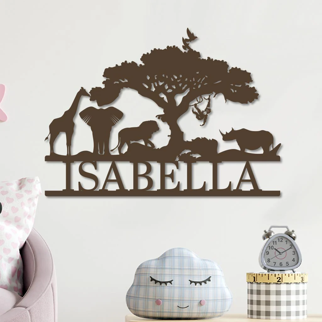 Personalized African Animals Sign - Image 5