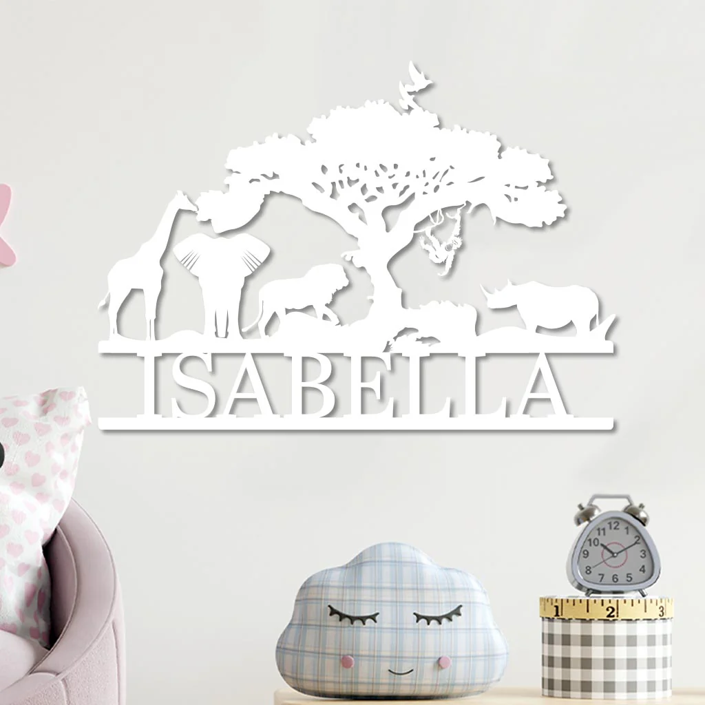 Personalized African Animals Sign - Image 6