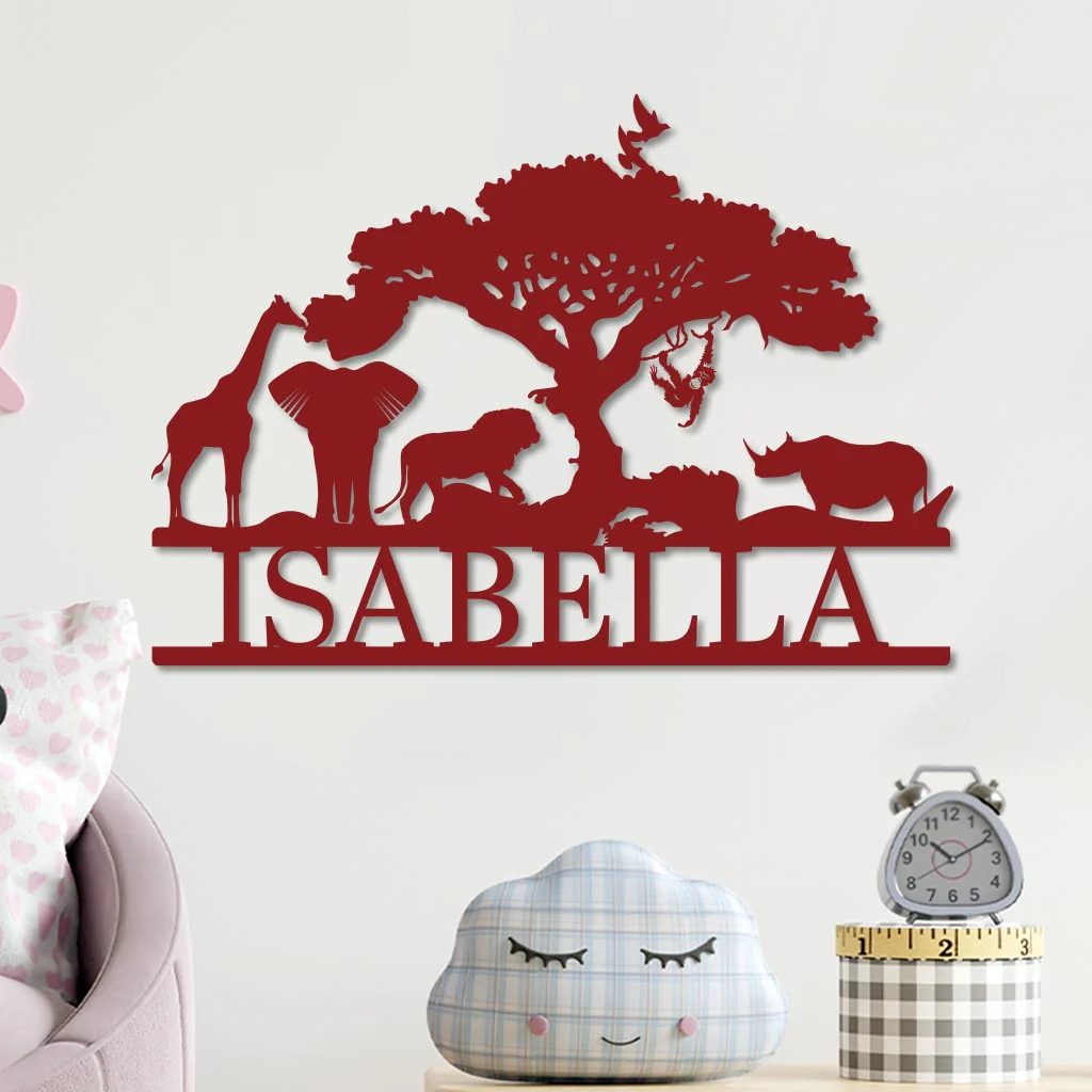 Personalized African Animals Sign - Image 8