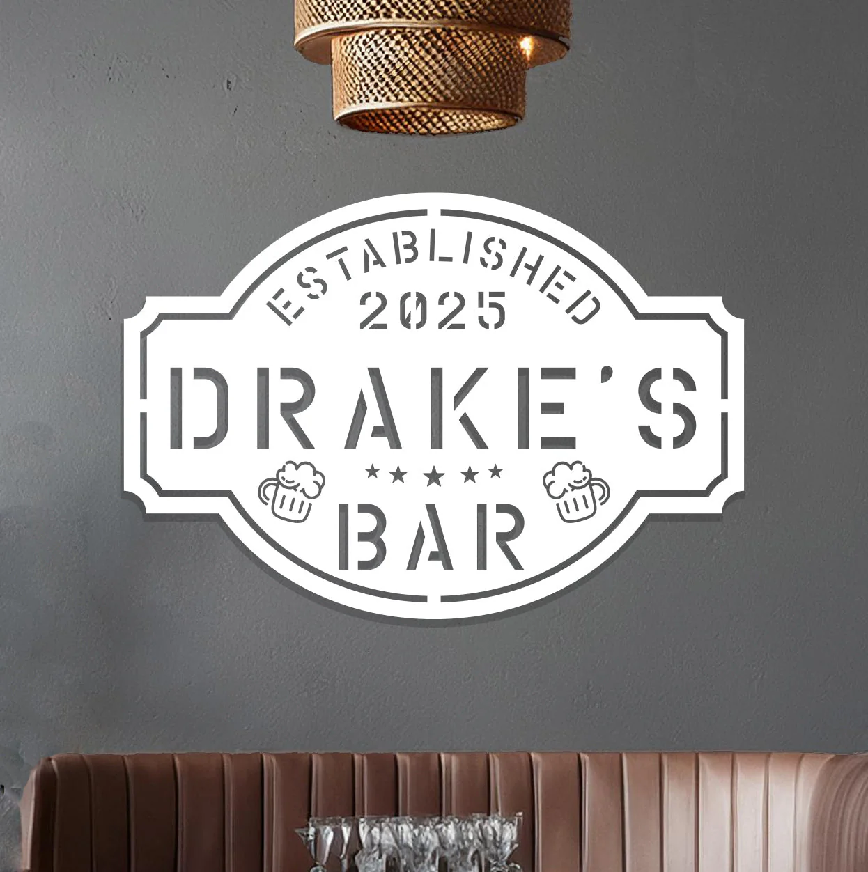 Personalized Bar Name Sign - Image 7