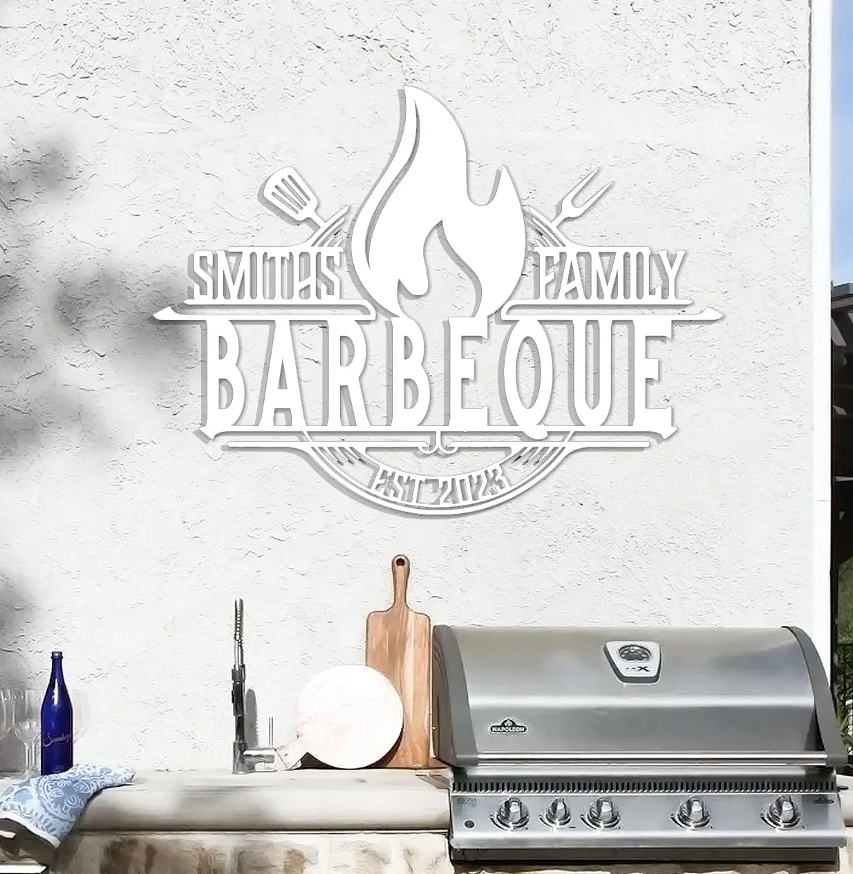 Personalized Barbeque Sign - Image 3