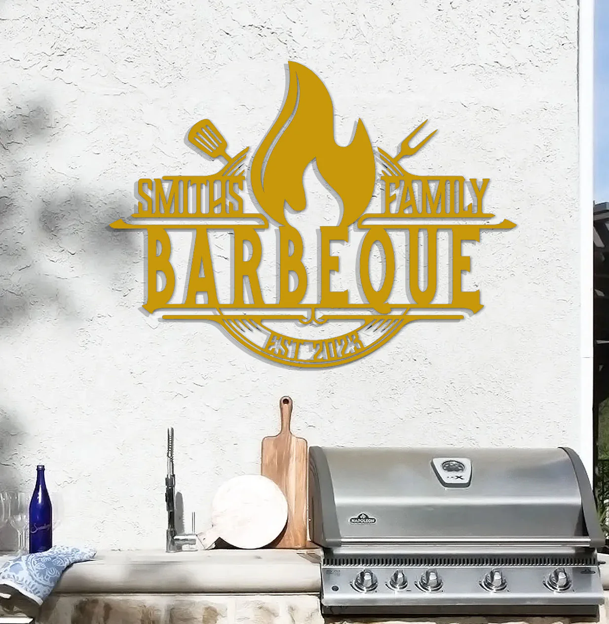 Personalized Barbeque Sign - Image 4