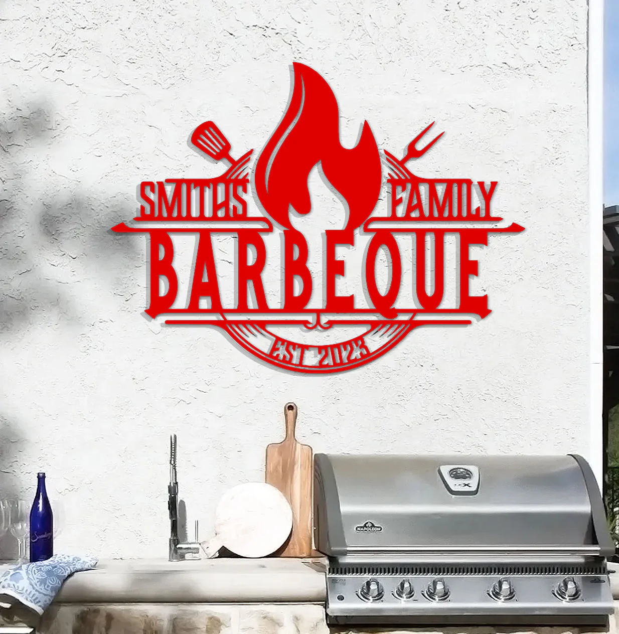 Personalized Barbeque Sign - Image 5