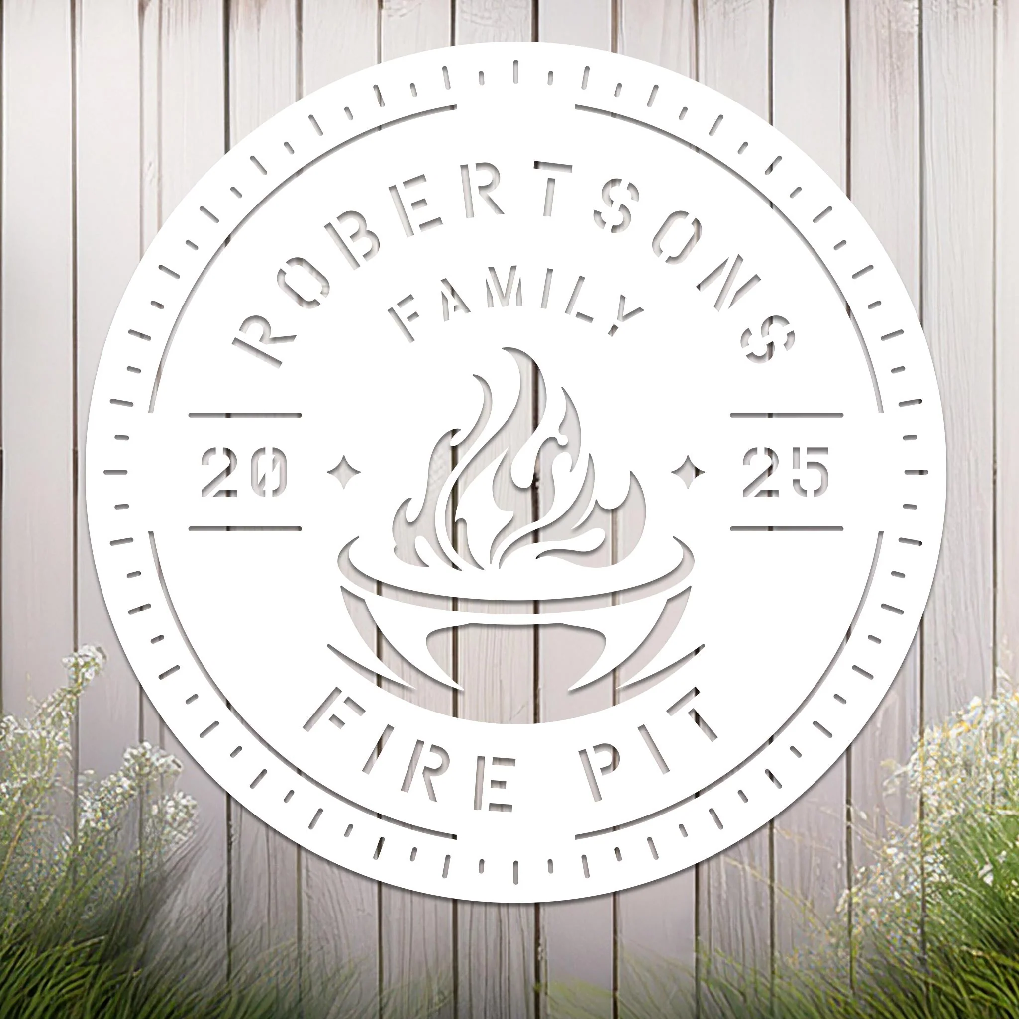 Personalized Fire Pit Sign - Image 2