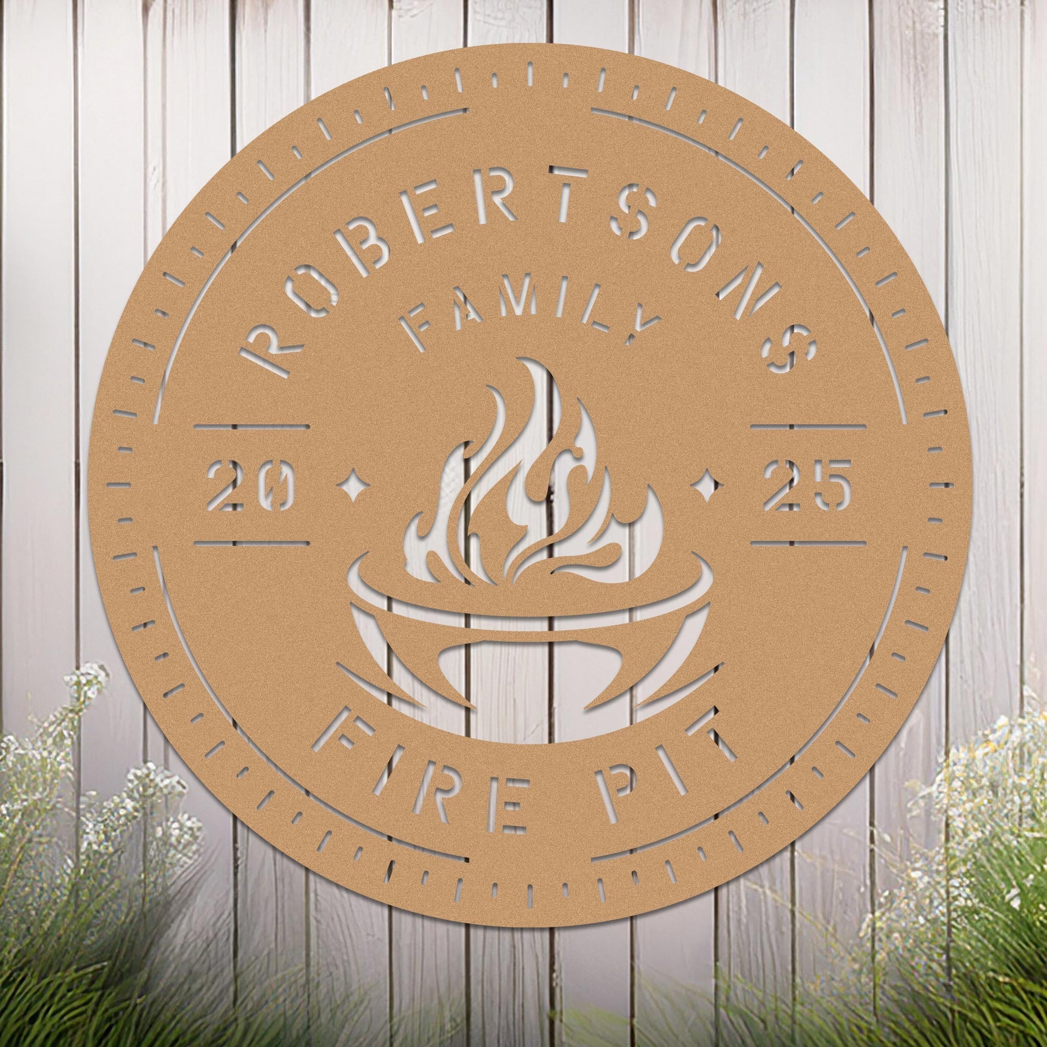 Personalized Fire Pit Sign - Image 3