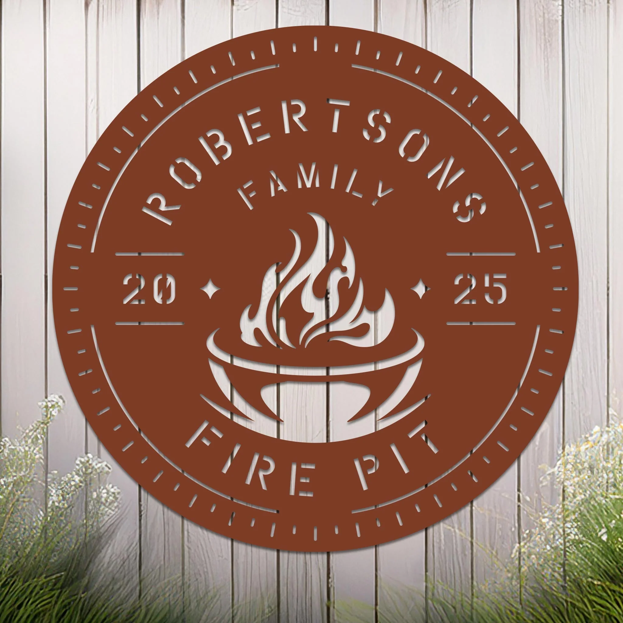 Personalized Fire Pit Sign - Image 4