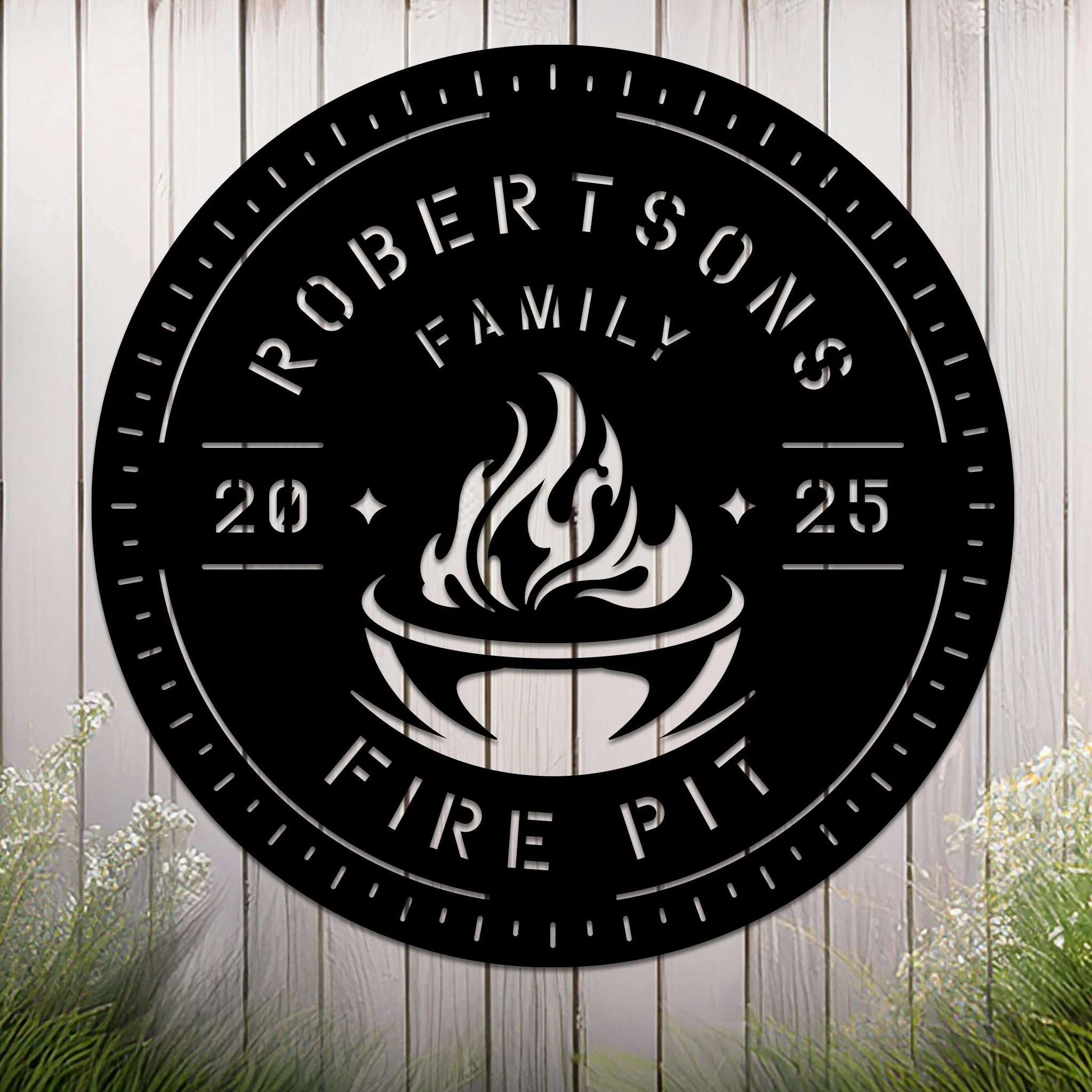 Personalized Fire Pit Sign - Image 6