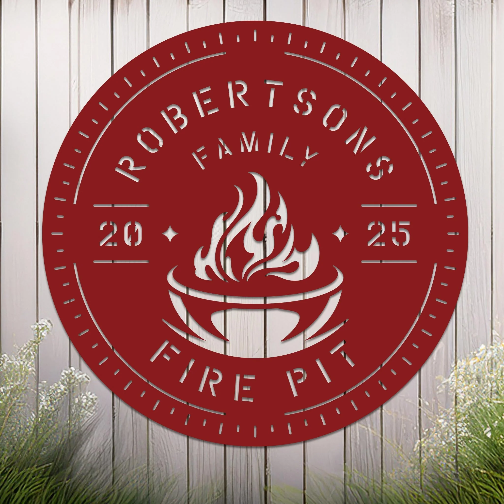 Personalized Fire Pit Sign - Image 9