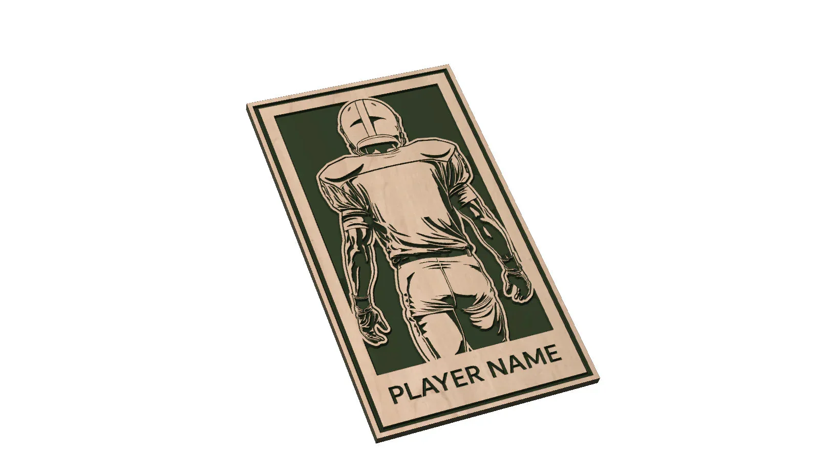 Personalized football player plalque - Image 5