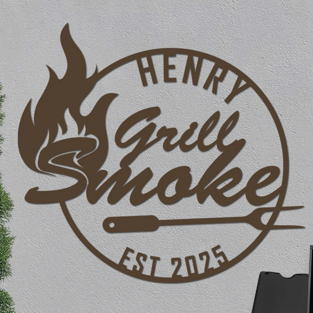 Personalized Grill Smoke Sign - Image 5