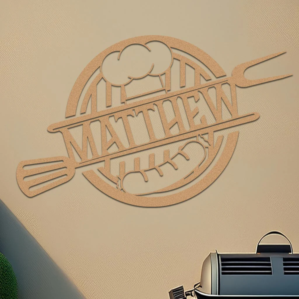 Personalized Hot Dog On Grill Sign - Image 3
