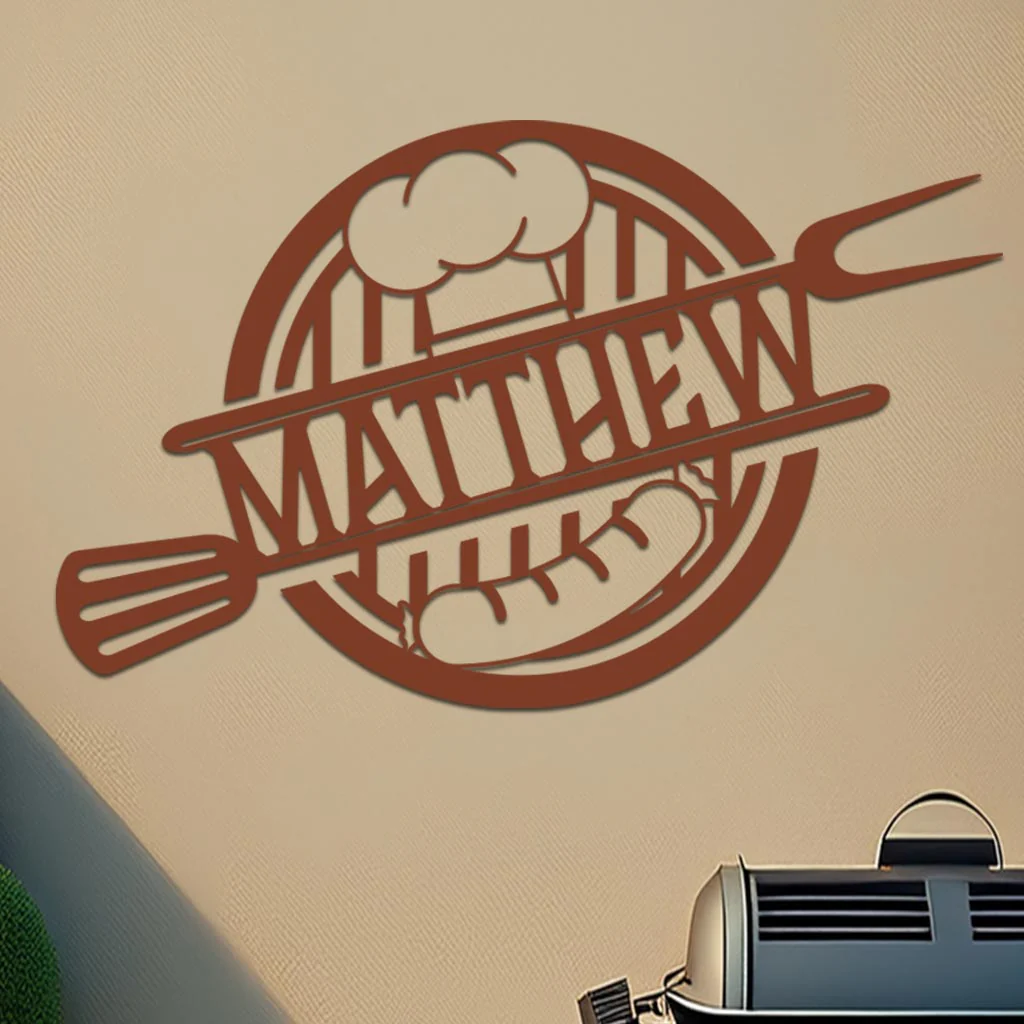 Personalized Hot Dog On Grill Sign - Image 4