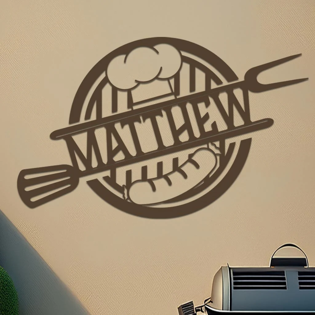 Personalized Hot Dog On Grill Sign - Image 5