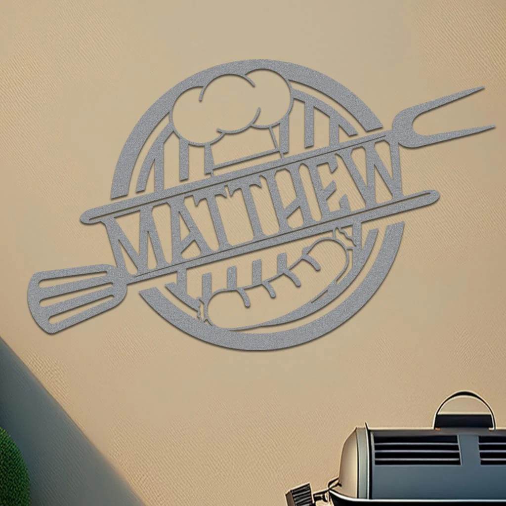 Personalized Hot Dog On Grill Sign - Image 7