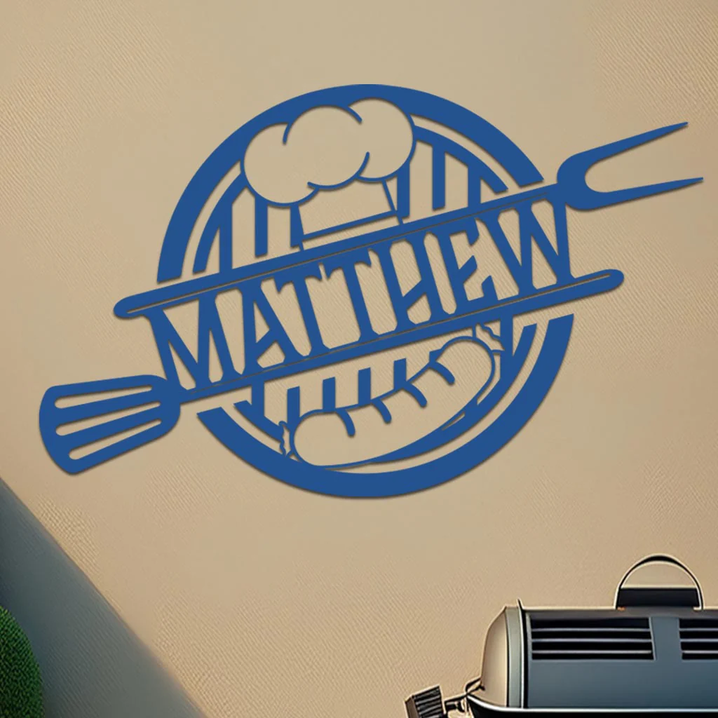 Personalized Hot Dog On Grill Sign - Image 8
