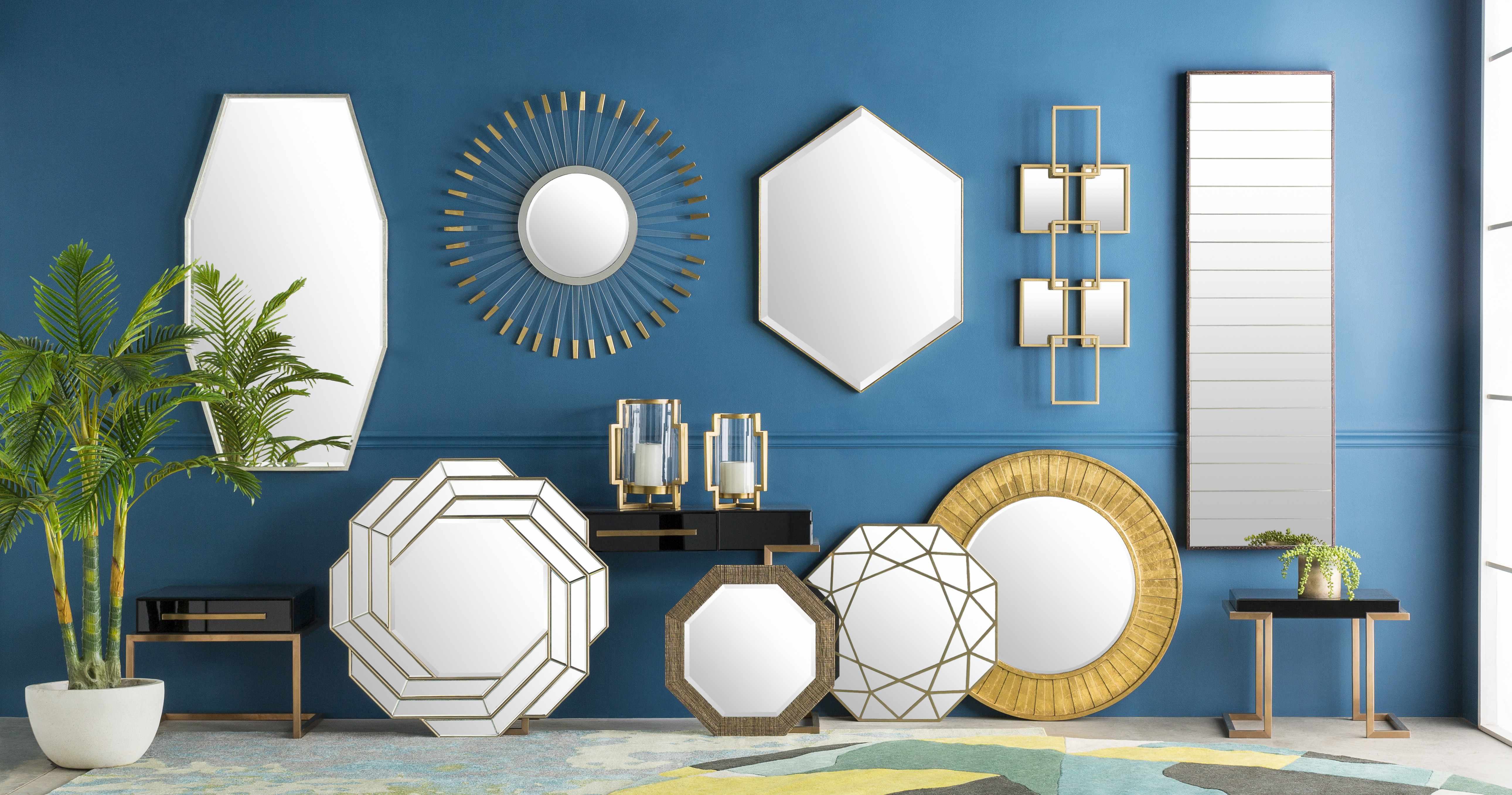 Picher Brass Geometric Gold Decorative Accent - Image 2