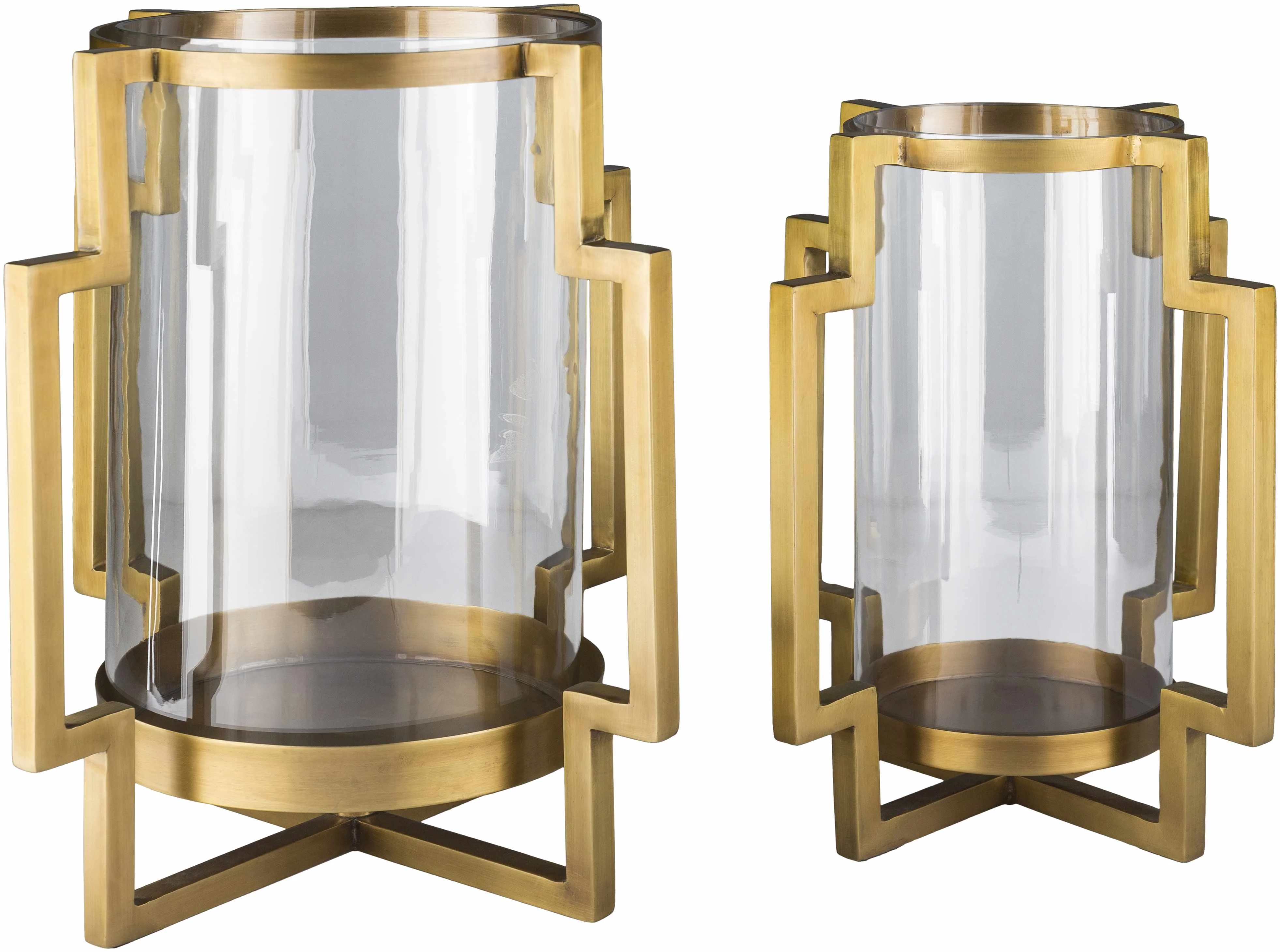 Picher Brass Geometric Gold Decorative Accent - Image 5