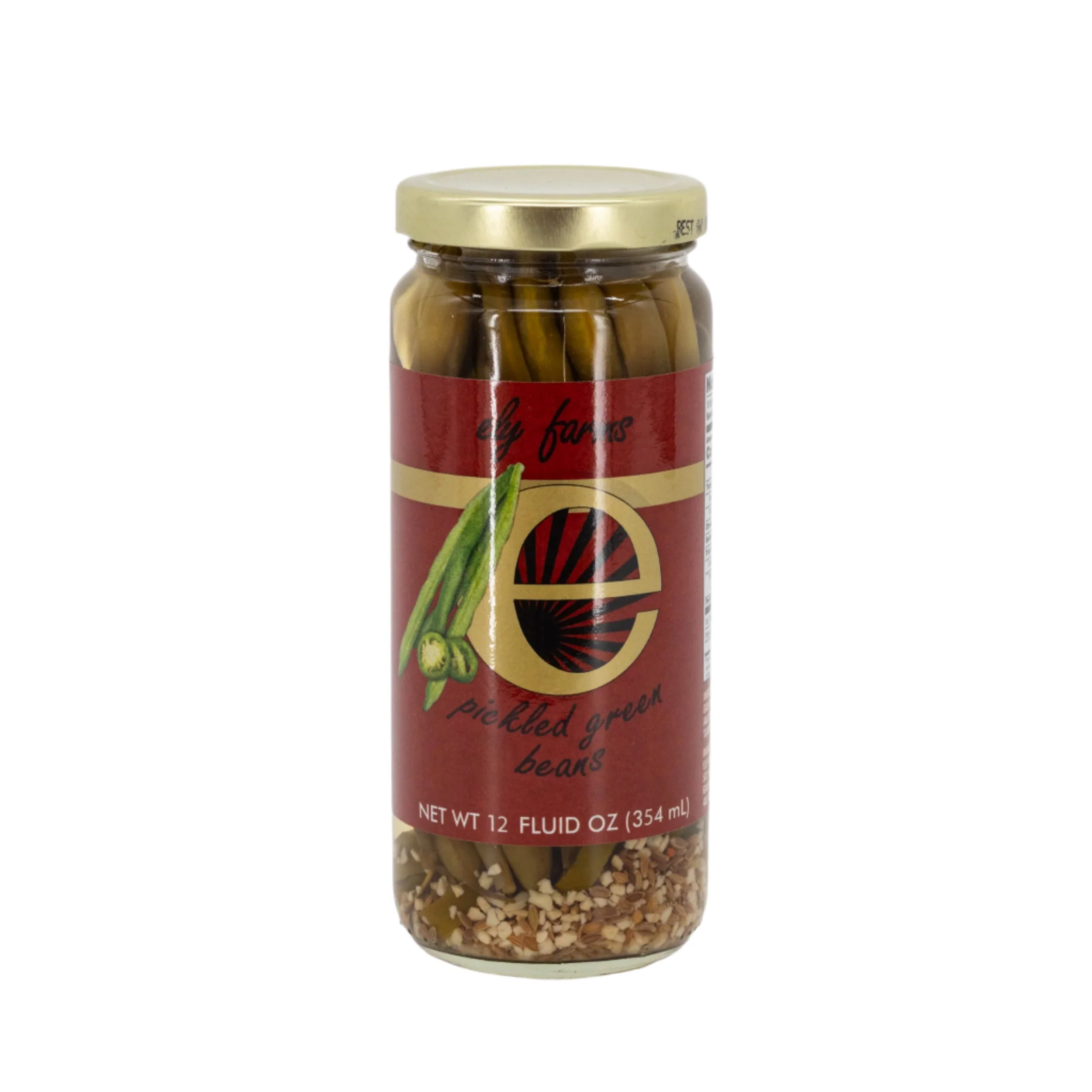 Pickled Green Beans | Pack of 2 | 12 oz | Ely Farms - Image 2