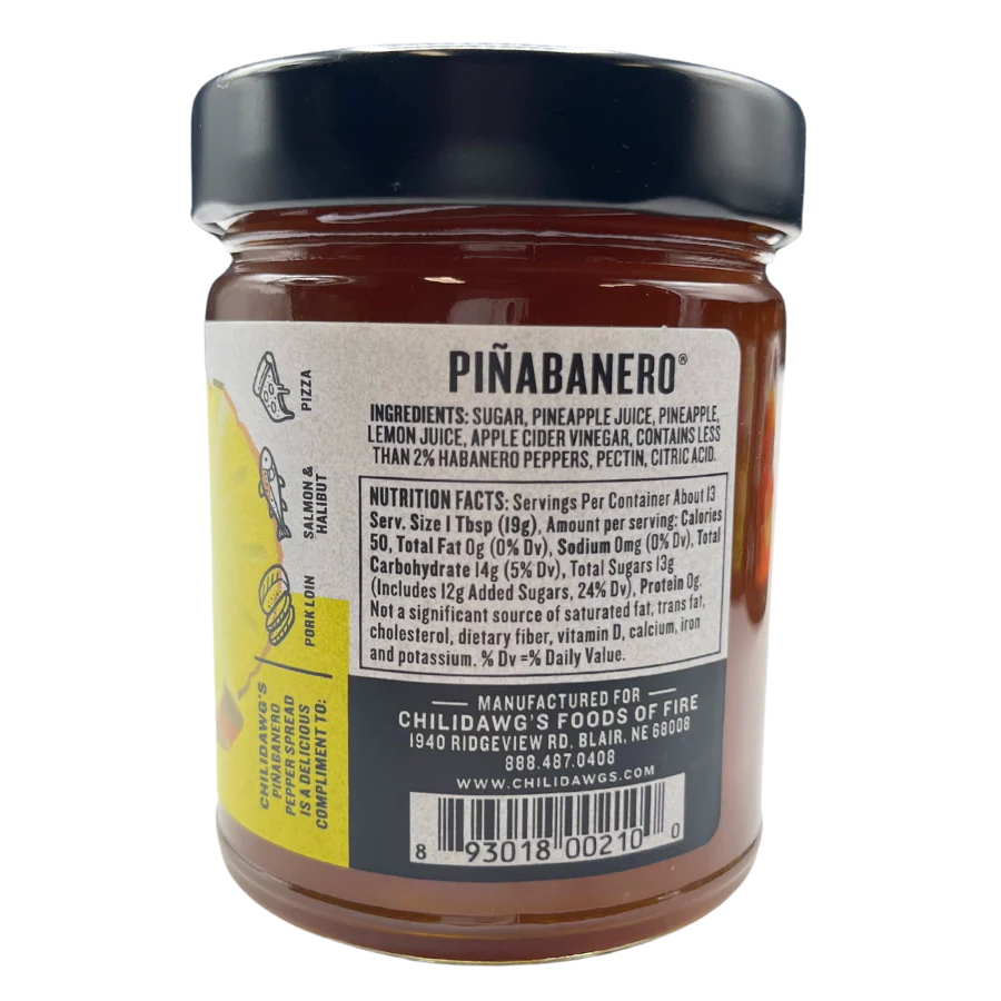 Piñabanero Pepper Spread | Pack of 3 | 9 oz | Gluten Free | Chili Dawg's Foods of Fire - Image 3
