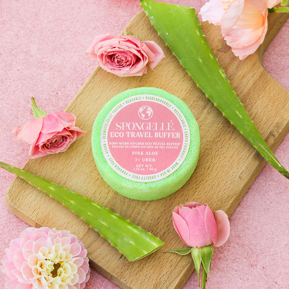 Pink Aloe | Eco Travel Buffer - Image 2