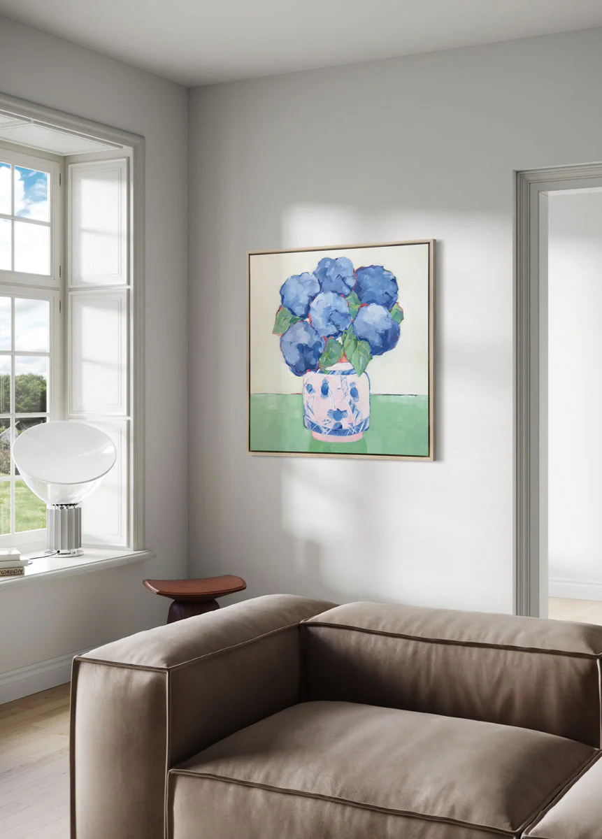 Pink and Green - Open Edition Canvas Print - Image 5