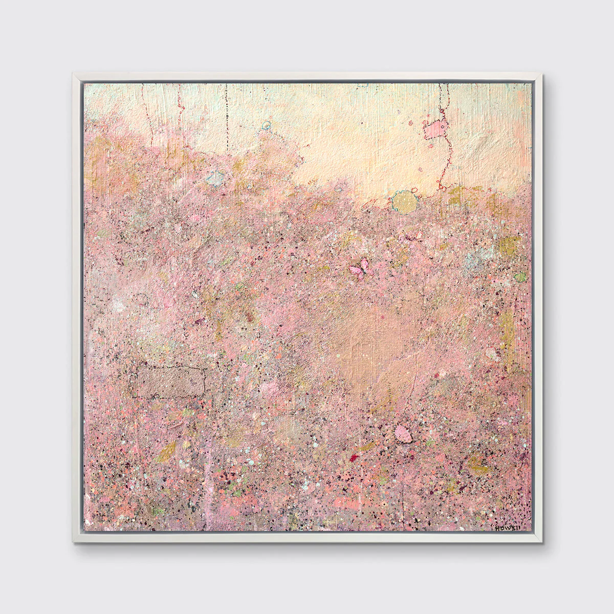 Pink Butterfly - Open Edition Canvas Print - Image 4