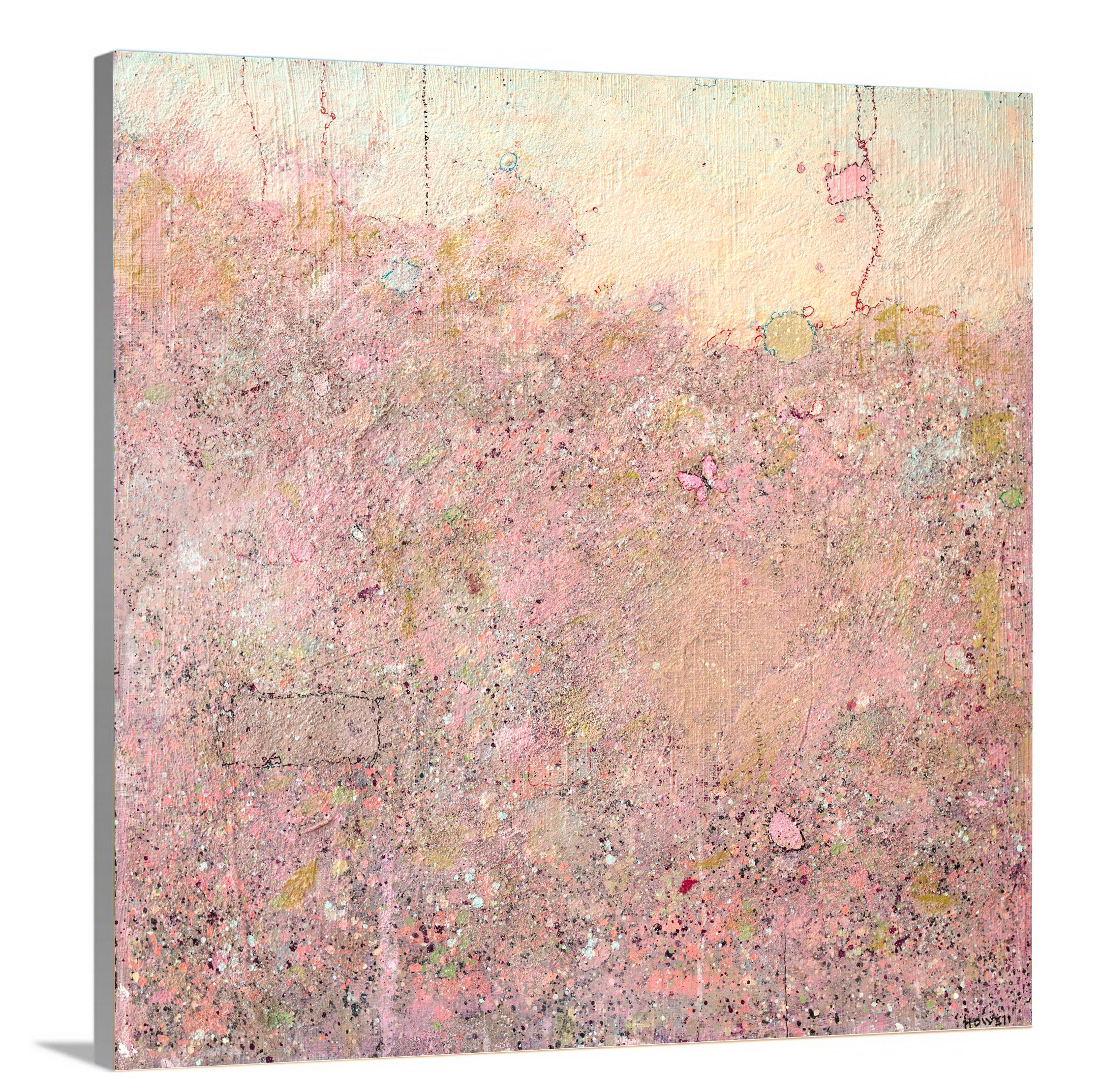 Pink Butterfly - Open Edition Canvas Print - Image 5