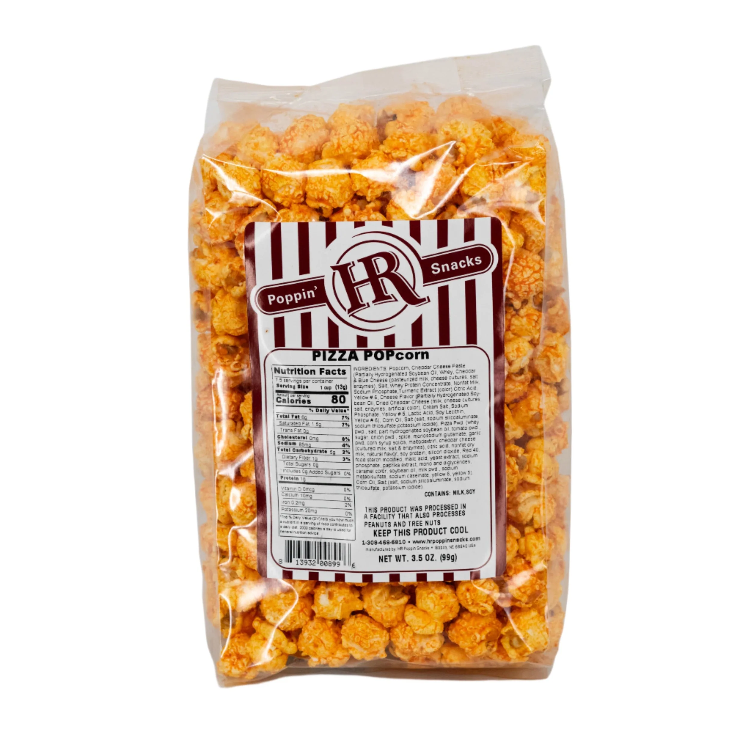 Pizza Popcorn | 3.5 oz | Pack of 2 | HR Poppin' Snacks - Image 2