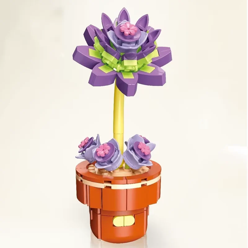 Plant Building Brick Kit - Graptopetalum by Wizardi F07N11-27-22(113)