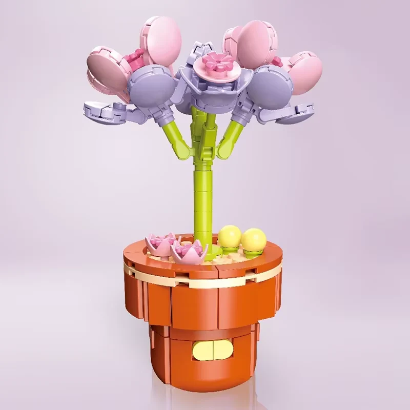 Plant Building Brick Kit - Kalanchoe by Wizardi F07N11-29-29(113)