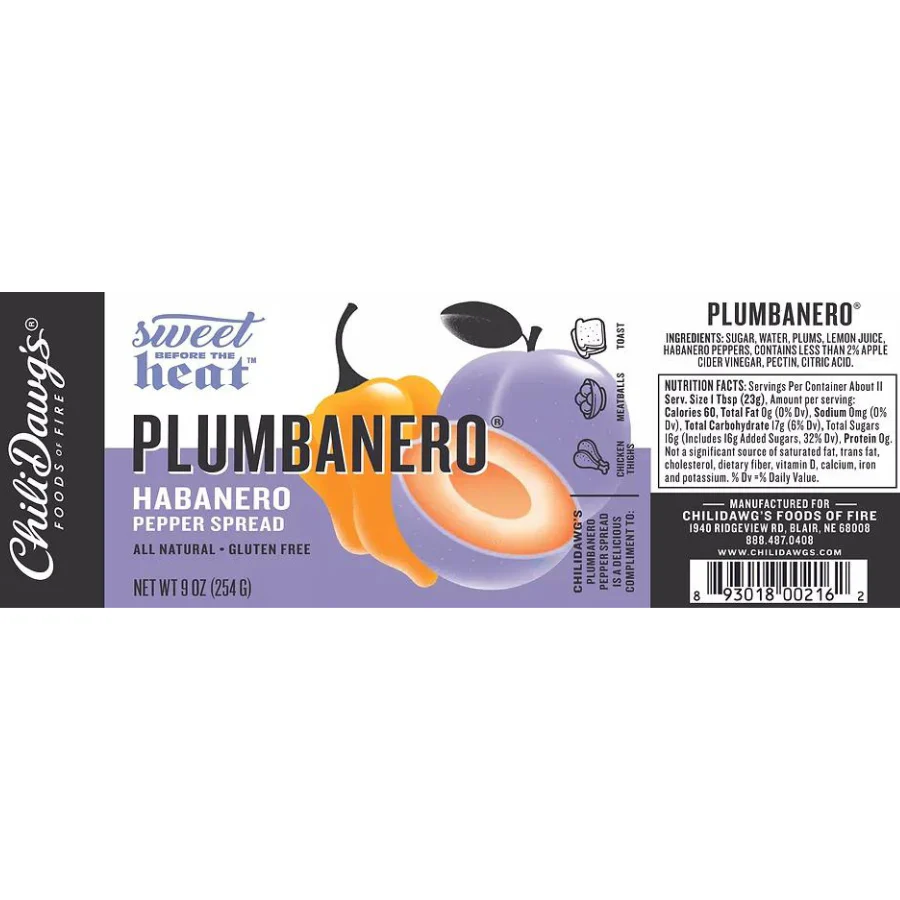 Plumbanero Pepper Spread | 9 oz | Gluten Free | Chili Dawg's Foods of Fire - Image 3