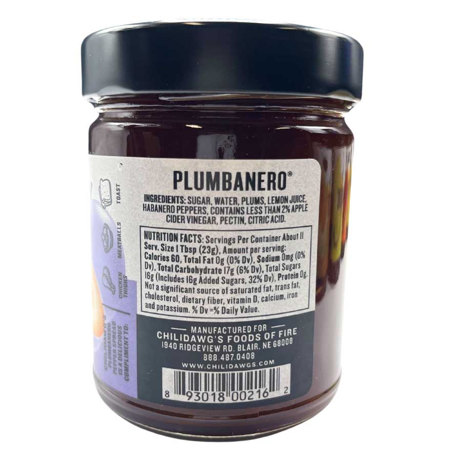Plumbanero Pepper Spread | Pack of 3 | 9 oz | Gluten Free | Chili Dawg's Foods of Fire - Image 3