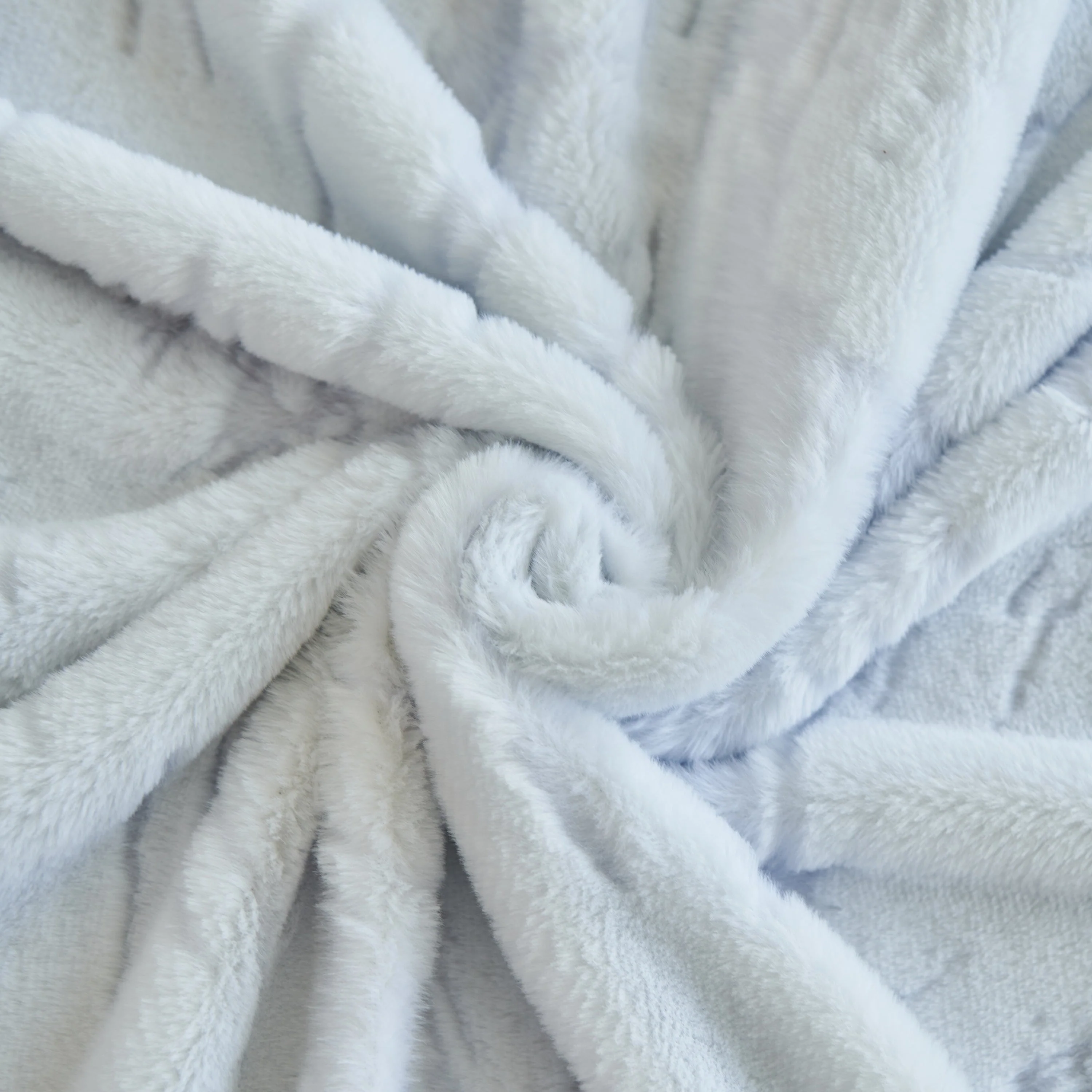 Plush Faux Fur Warm Sofa Cover with Waves Jacquard Textured Throw Blankets for Couch - Image 42