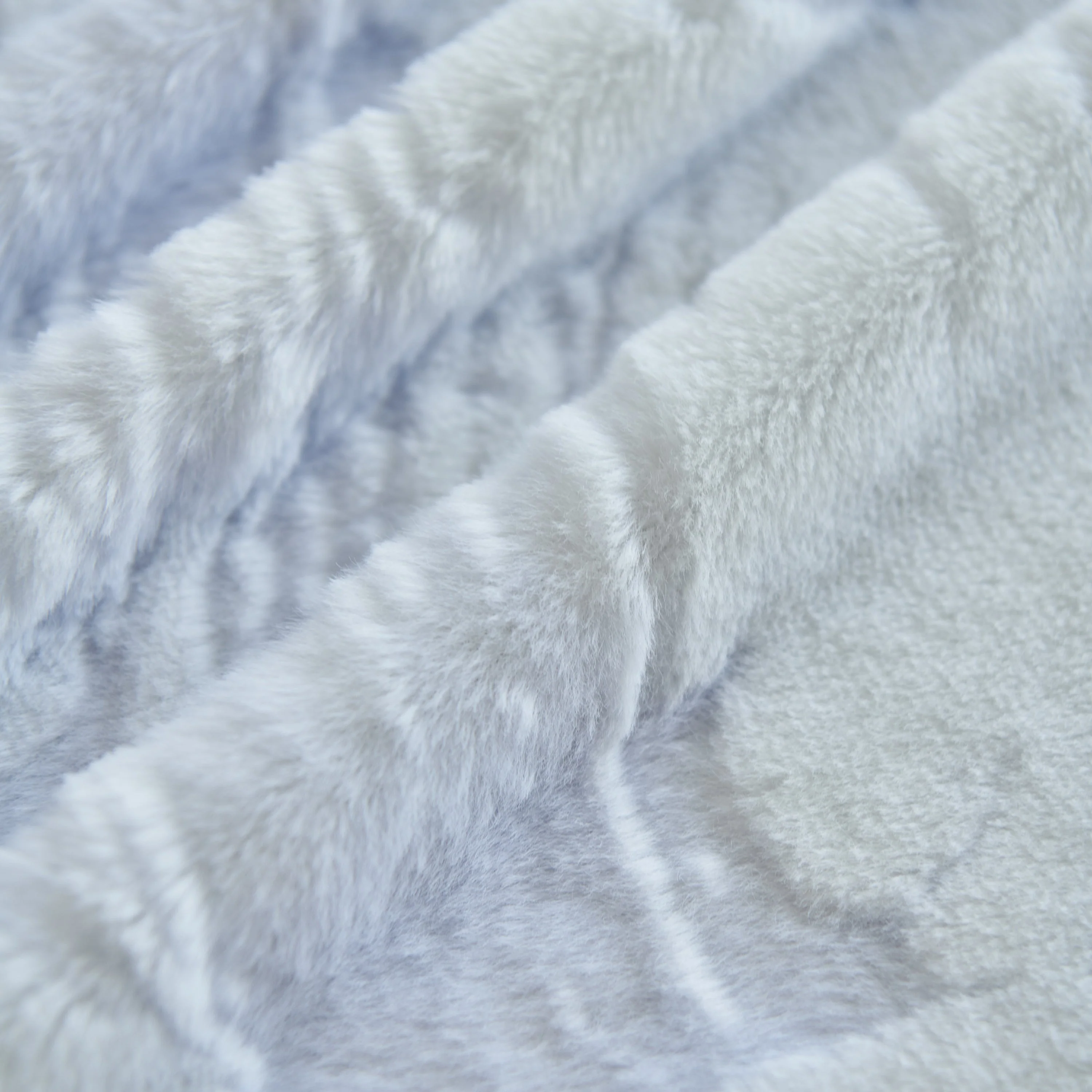 Plush Faux Fur Warm Sofa Cover with Waves Jacquard Textured Throw Blankets for Couch - Image 43