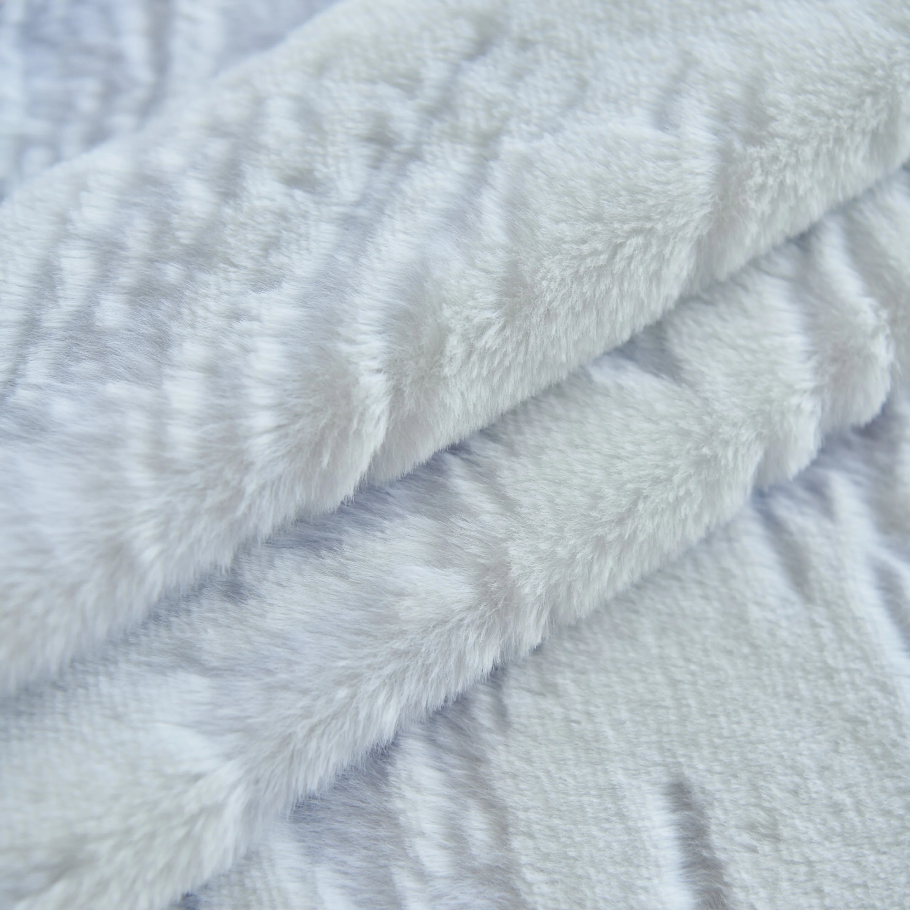 Plush Faux Fur Warm Sofa Cover with Waves Jacquard Textured Throw Blankets for Couch - Image 44