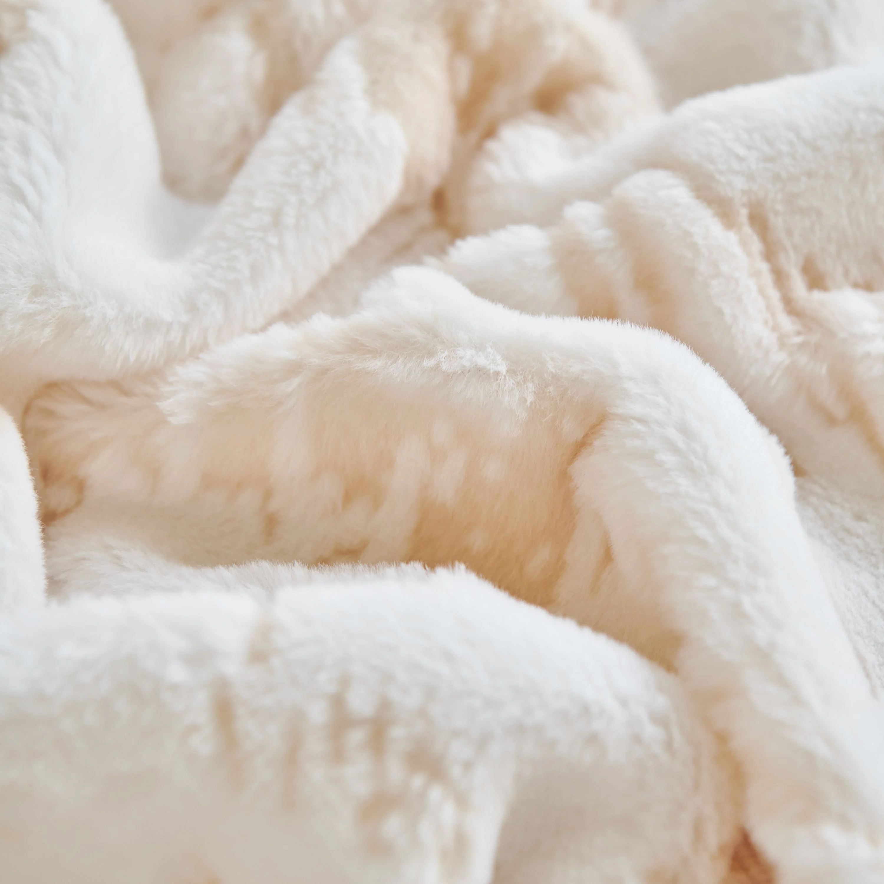 Plush Faux Fur Warm Sofa Cover with Waves Jacquard Textured Throw Blankets for Couch - Image 8