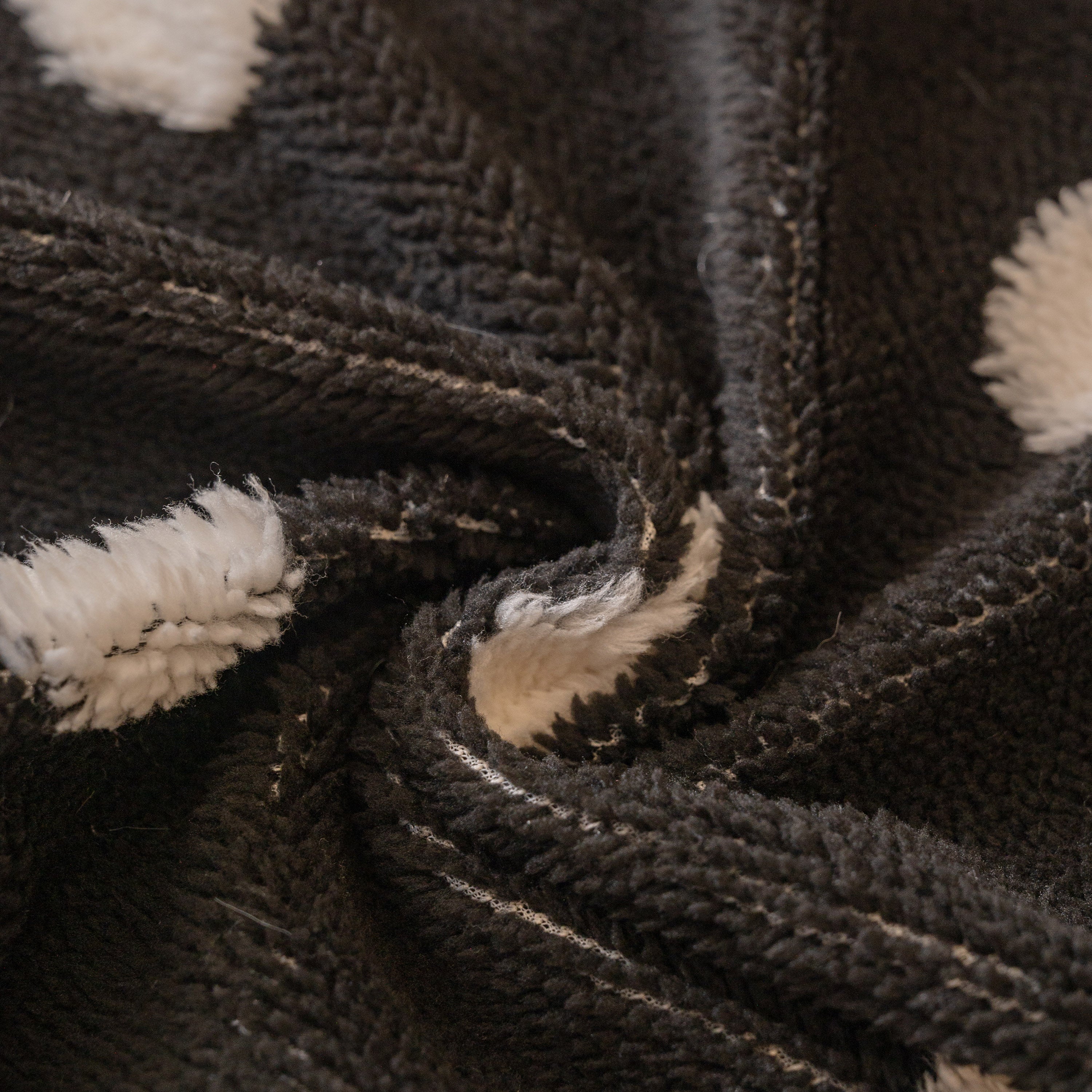 Plush Fleece Sofa Cover Throw, Soft Textured Polka Dot Couch Protector Blanket for Pets - Image 50