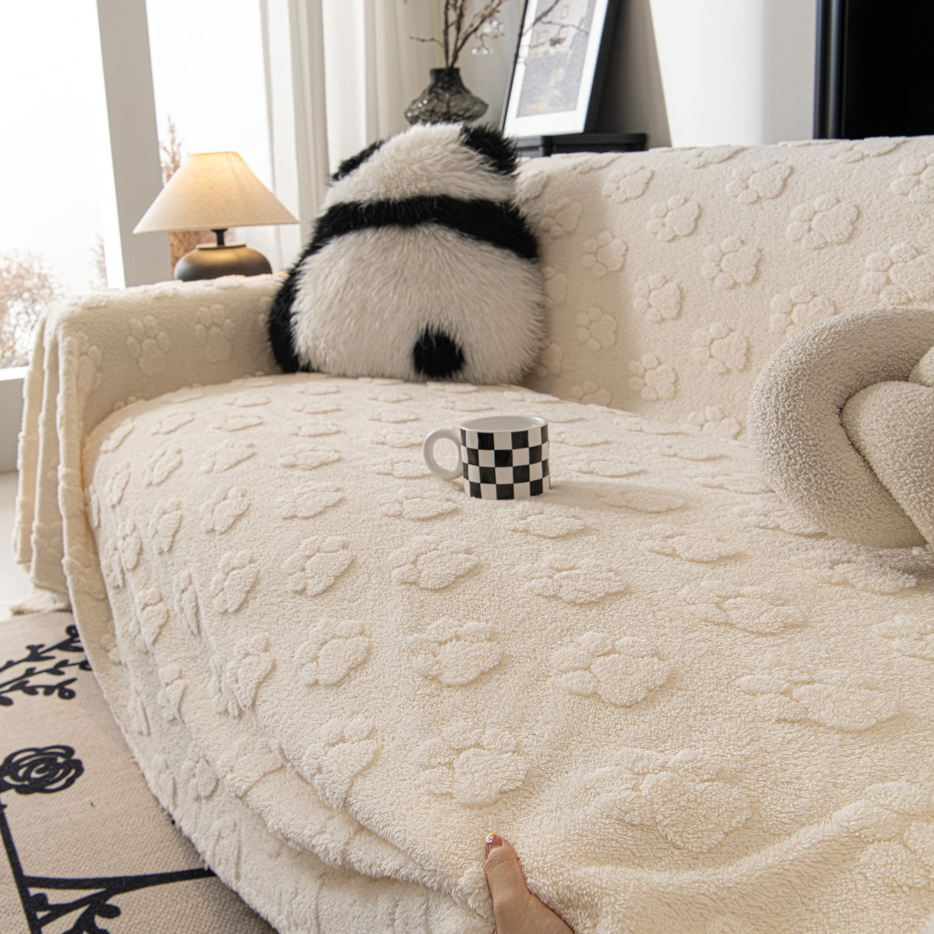 Plush Jacquard Blankets for The Sofa Soft Slipcover Sectional Cover Throws for Sofas - Image 11