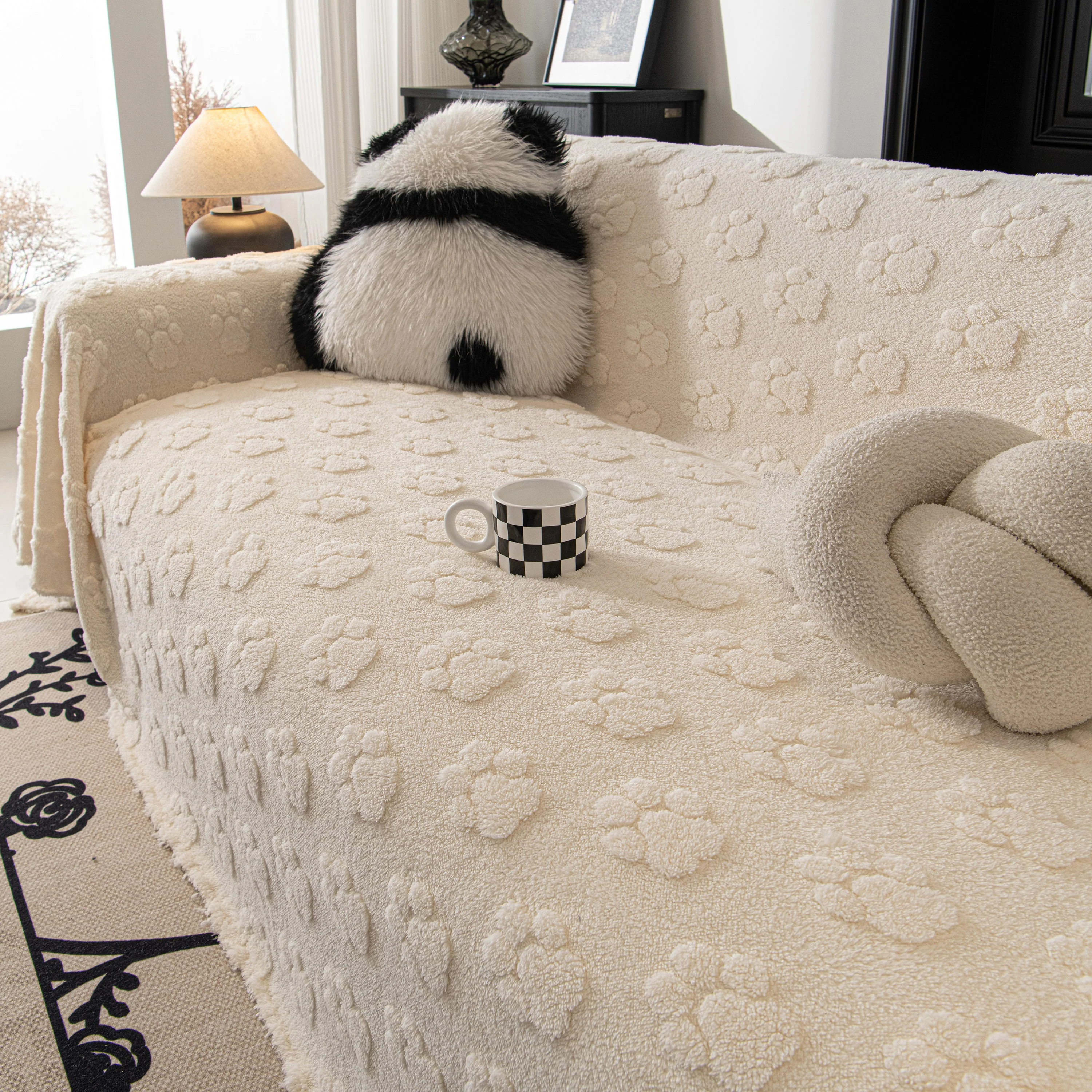 Plush Jacquard Blankets for The Sofa Soft Slipcover Sectional Cover Throws for Sofas - Image 13