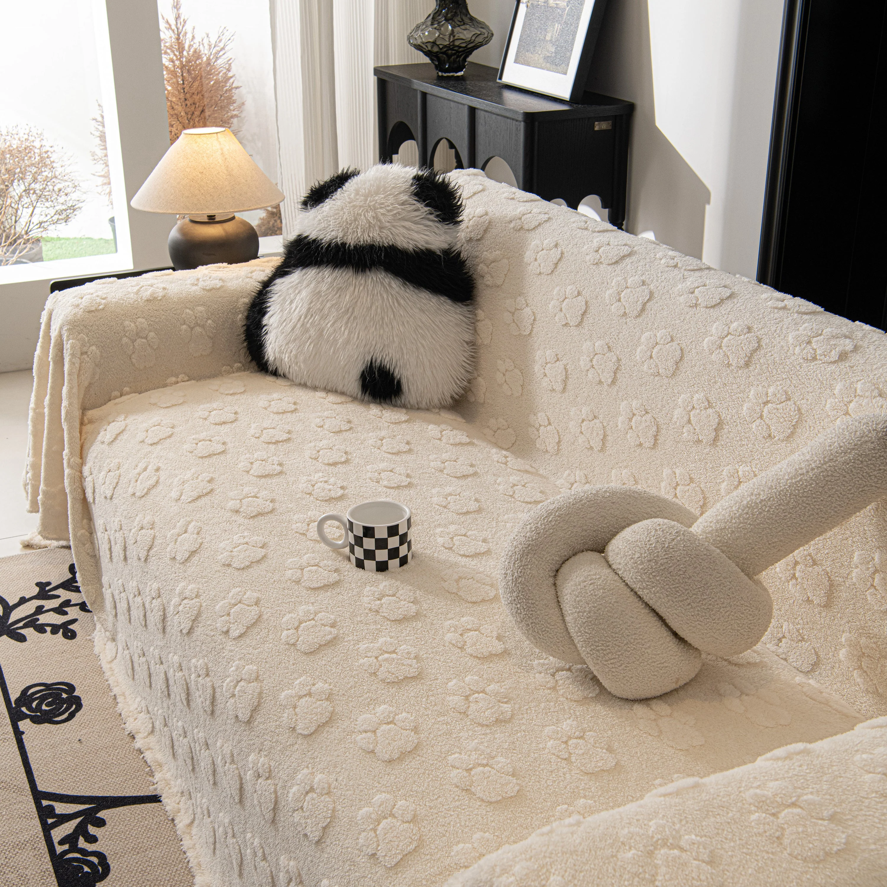 Plush Jacquard Blankets for The Sofa Soft Slipcover Sectional Cover Throws for Sofas - Image 15
