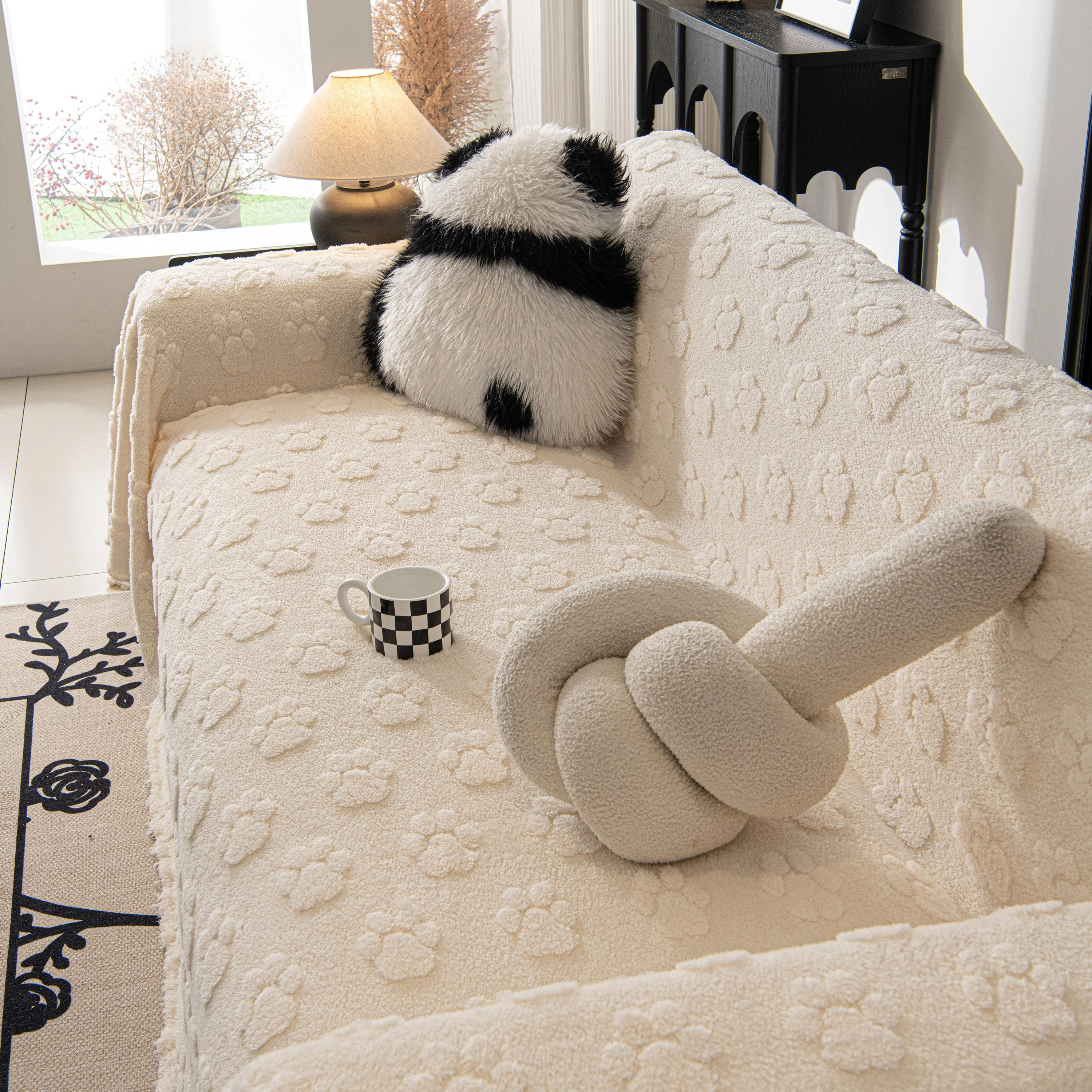Plush Jacquard Blankets for The Sofa Soft Slipcover Sectional Cover Throws for Sofas - Image 18