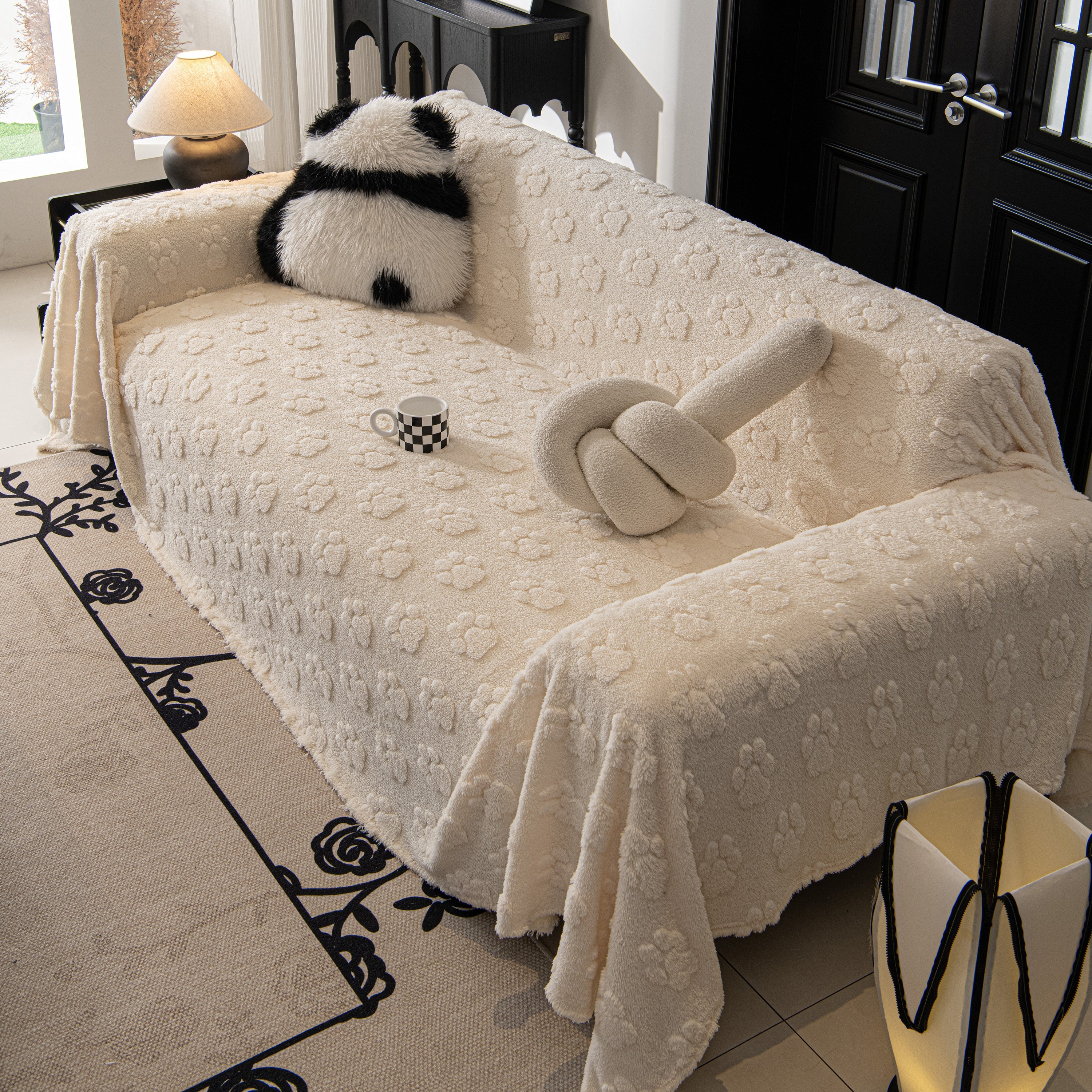 Plush Jacquard Blankets for The Sofa Soft Slipcover Sectional Cover Throws for Sofas - Image 20