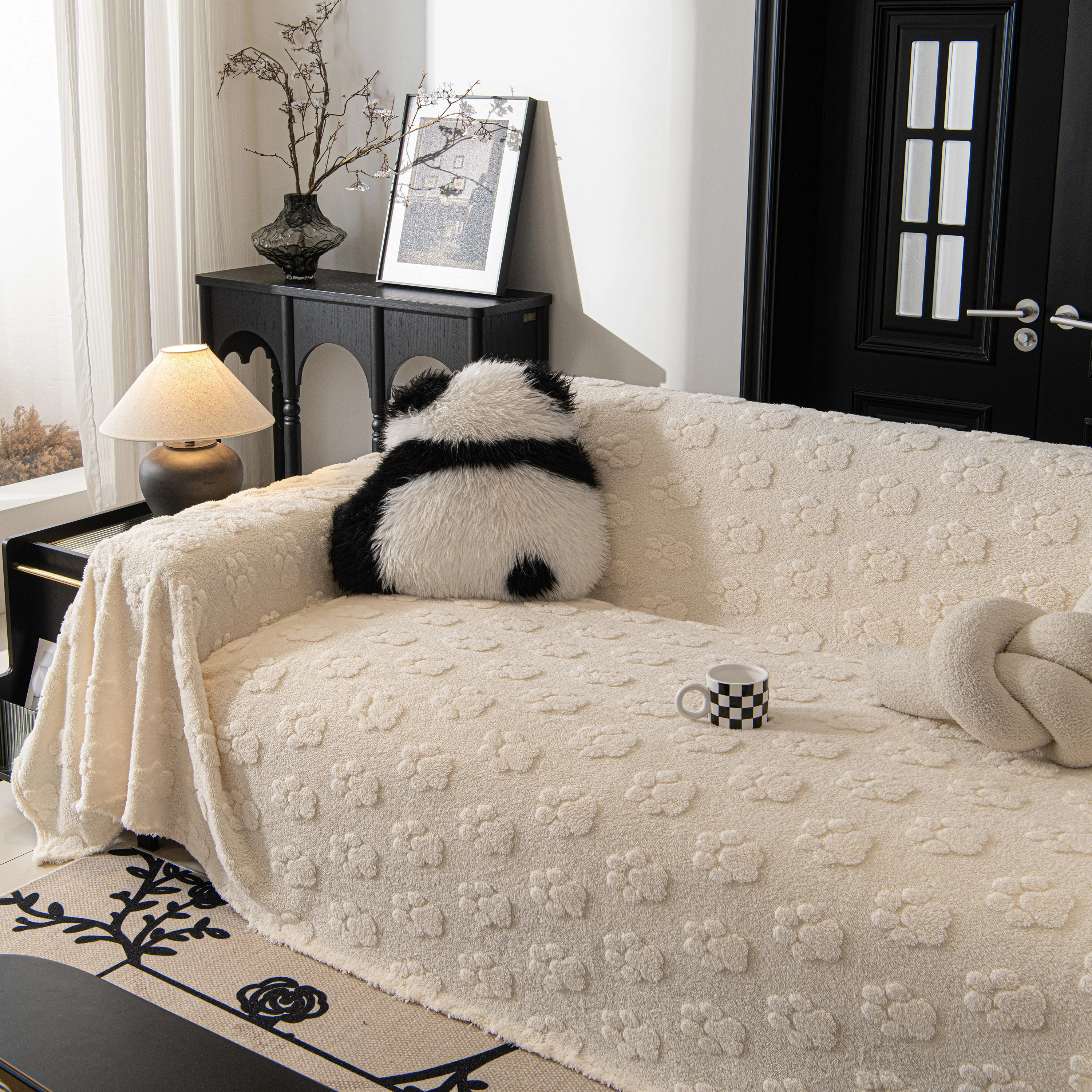 Plush Jacquard Blankets for The Sofa Soft Slipcover Sectional Cover Throws for Sofas - Image 21
